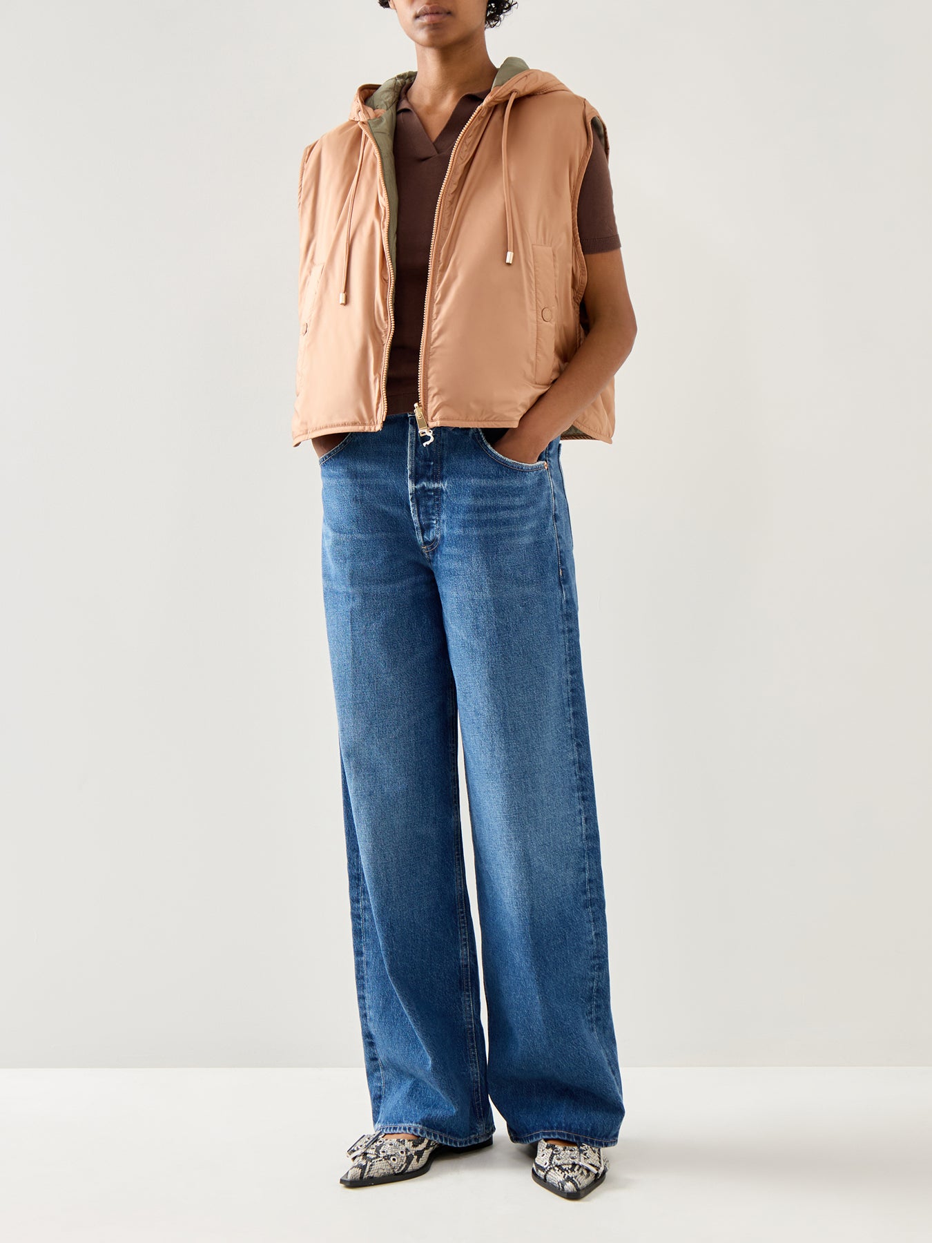 Weekend Levante Gilet Reversible Tan