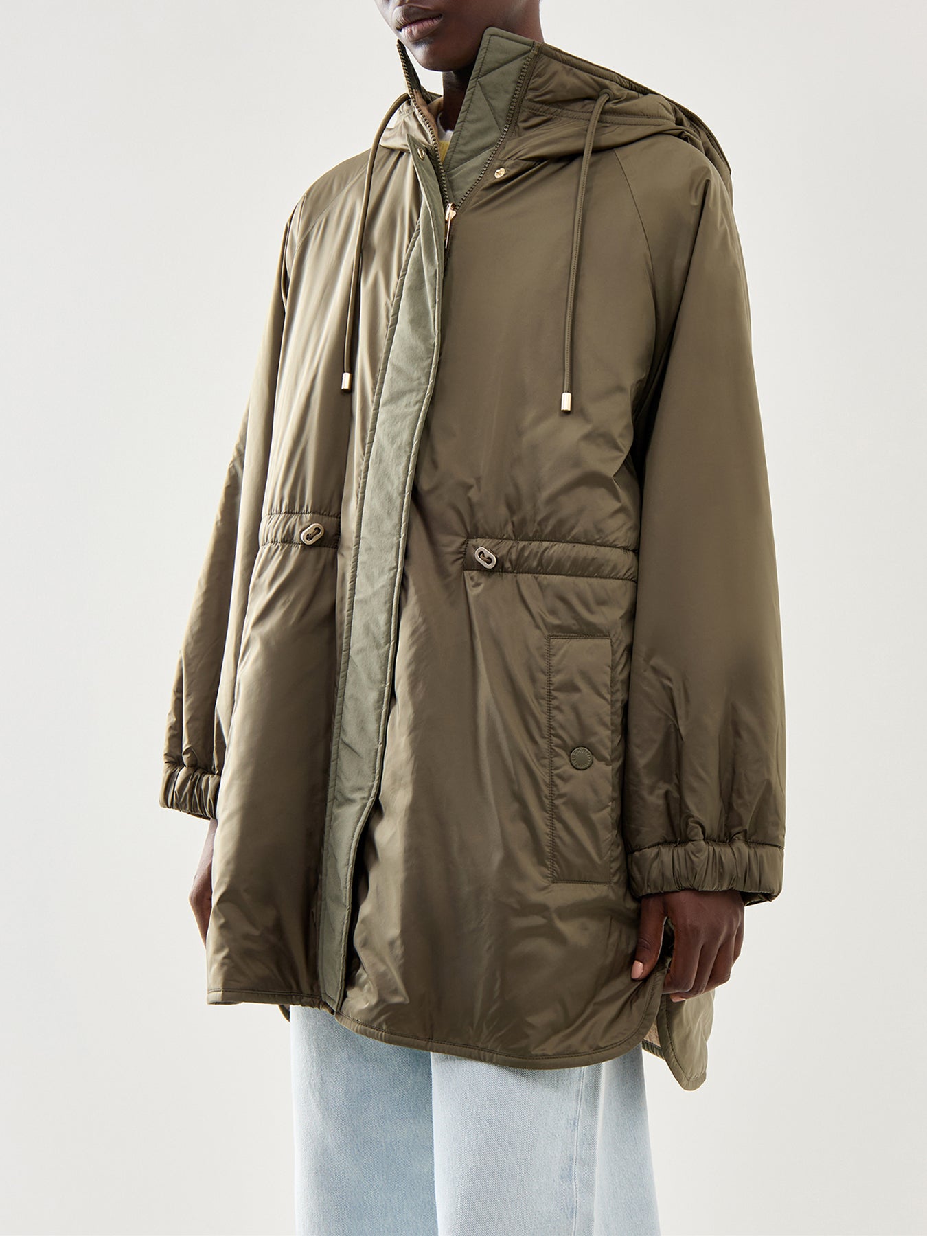 Weekend Alcamo Reversible Light Padded Longline Coat