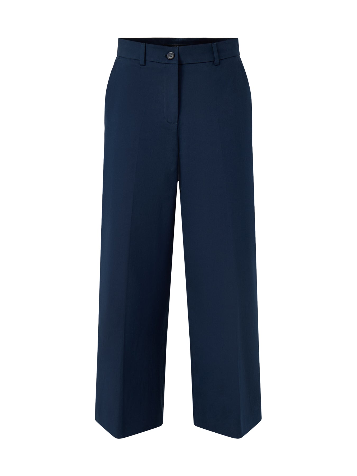 Urial Tailored Wide Leg Cropped Trouser Blue