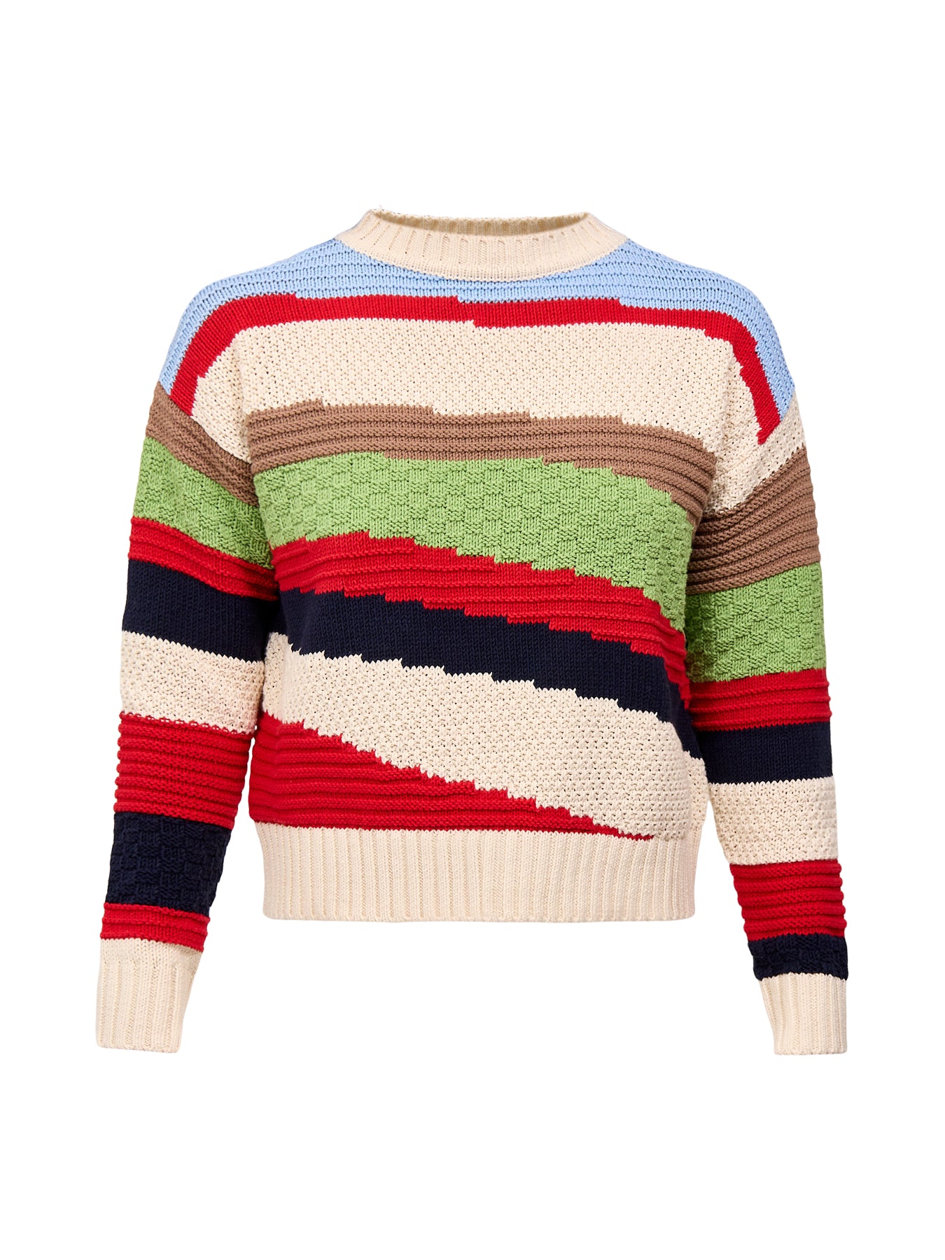 Weekend Polo Block Colour Knit