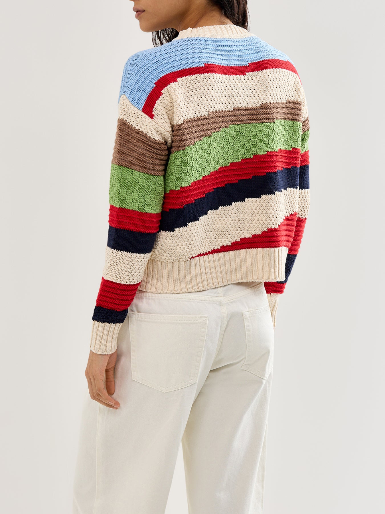 Weekend Polo Block Colour Knit