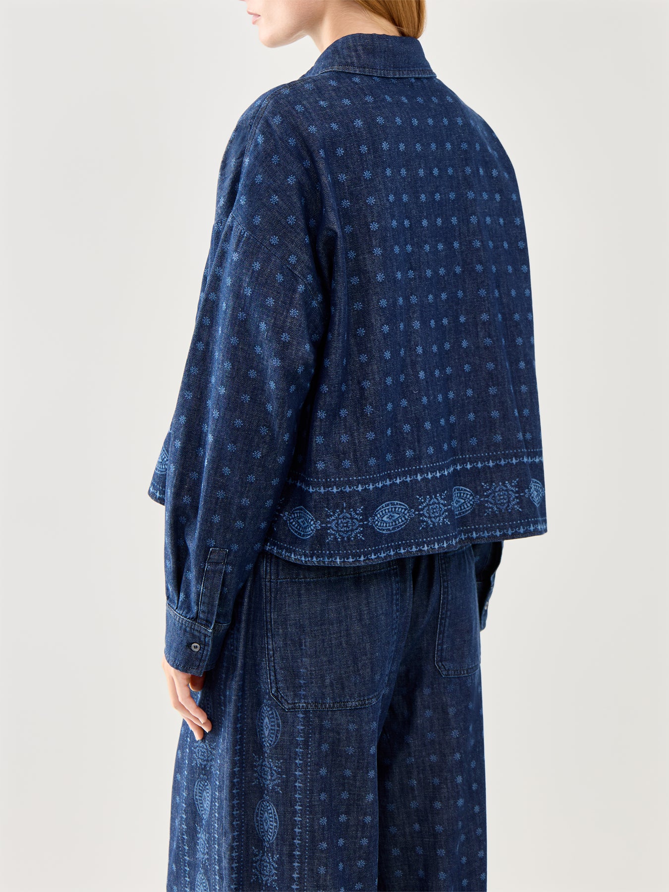 Weekend Giochi Denim Printed Shirt