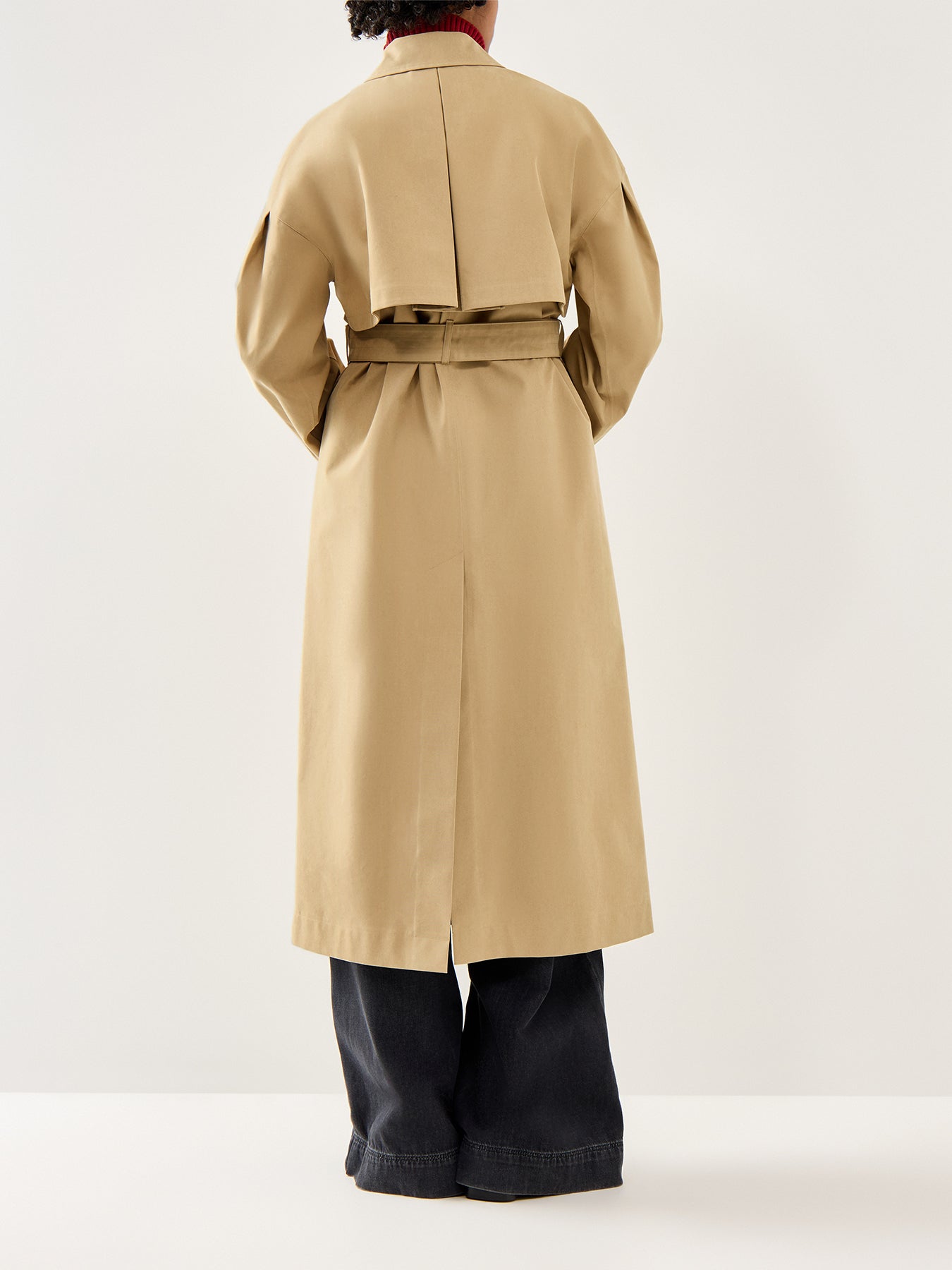 Alibi Classic Waterproof Trench Coat Sand