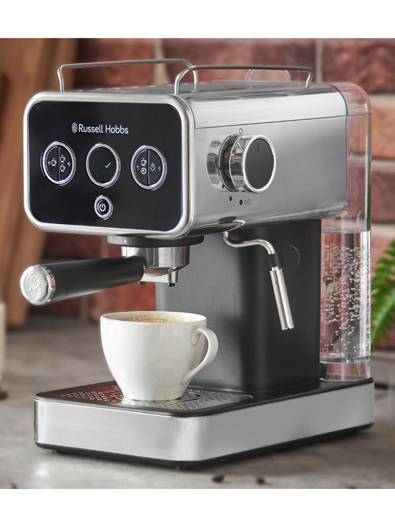 Distinctions Titanium Espresso Coffee Machine