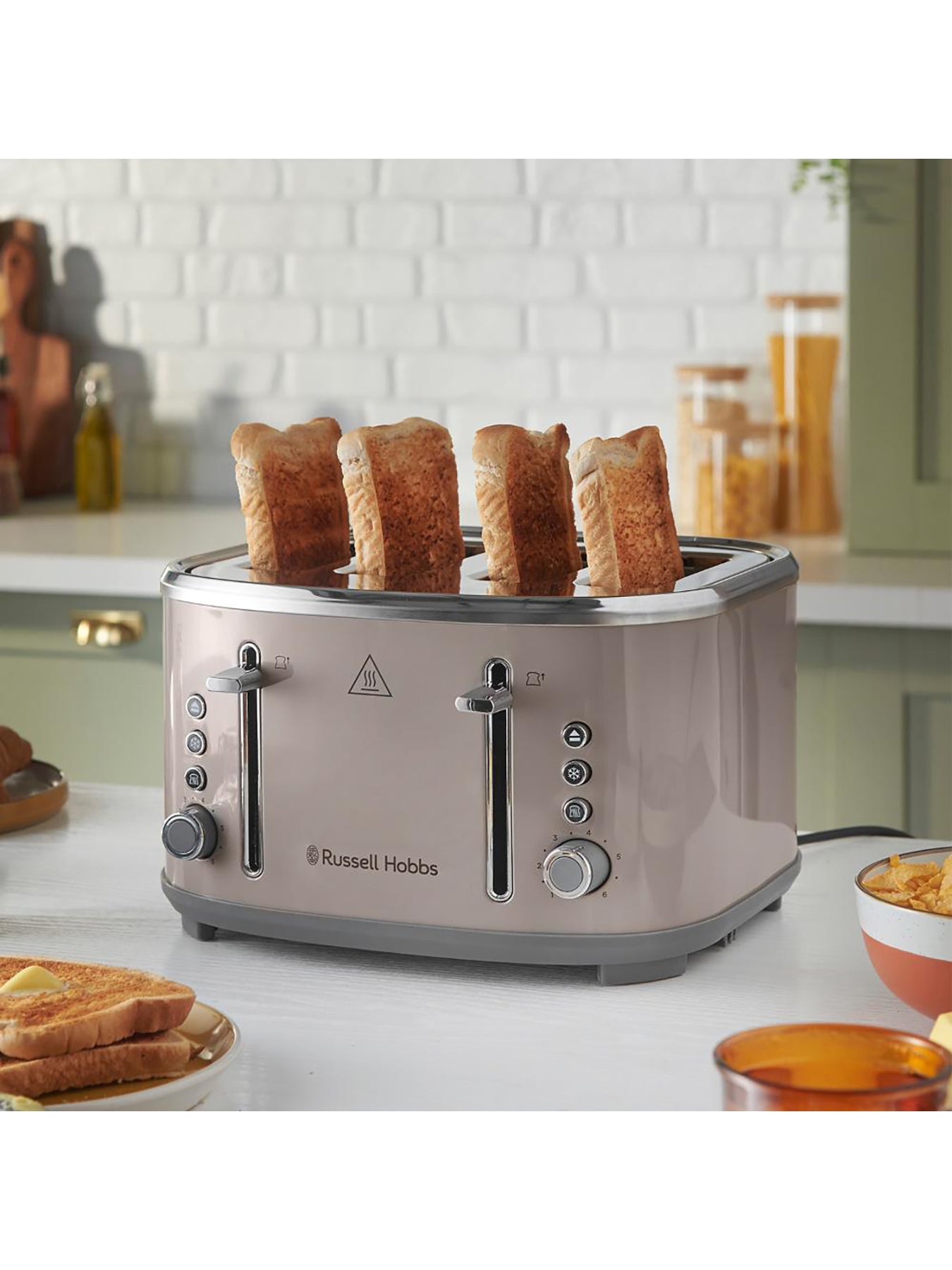 Stylevia Mocha 4 Slice Toaster