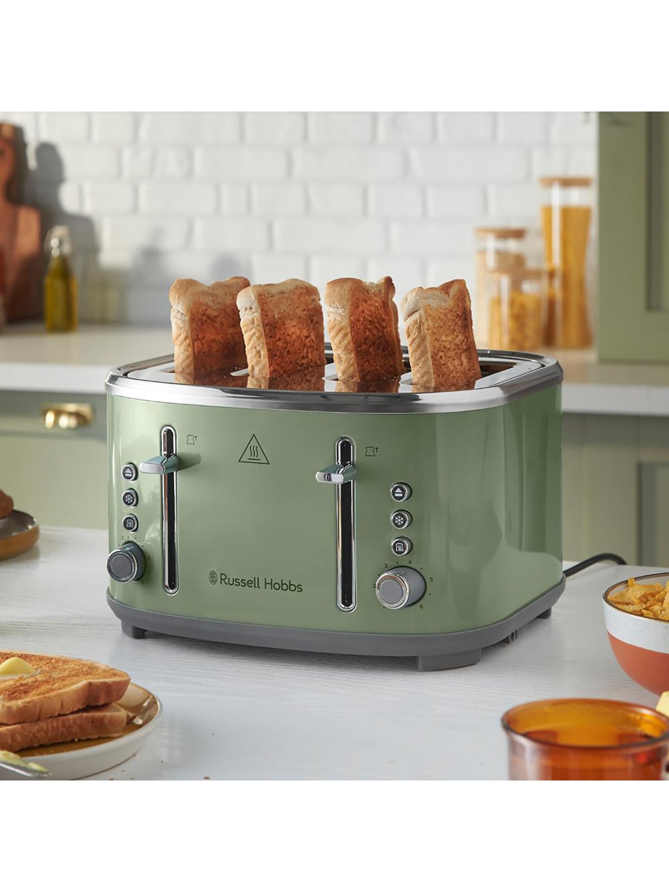 Stylevia Green 4 Slice Toaster