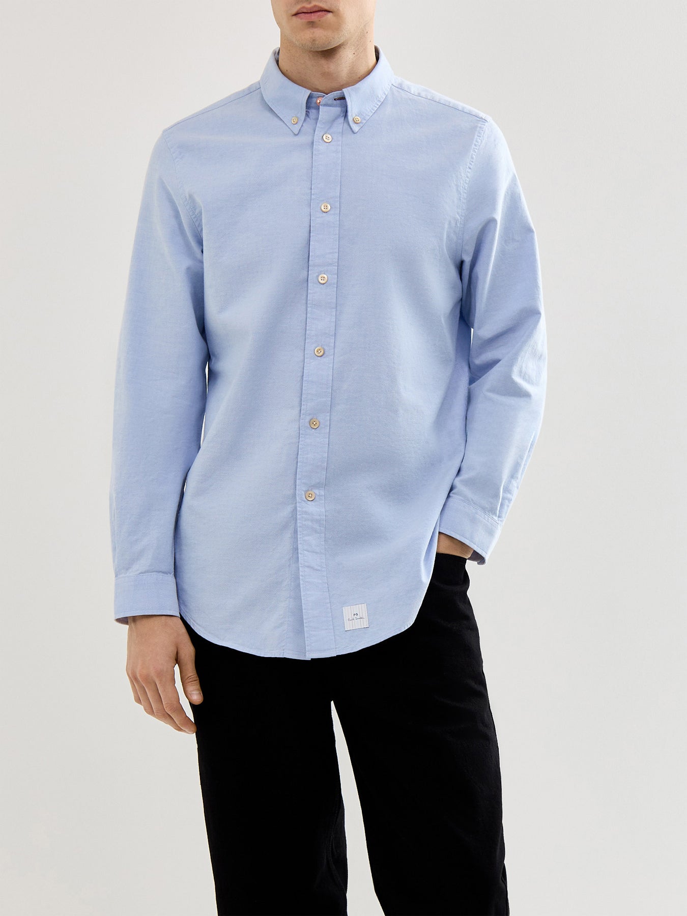Stitched Cuff Detail Oxford Shirt
