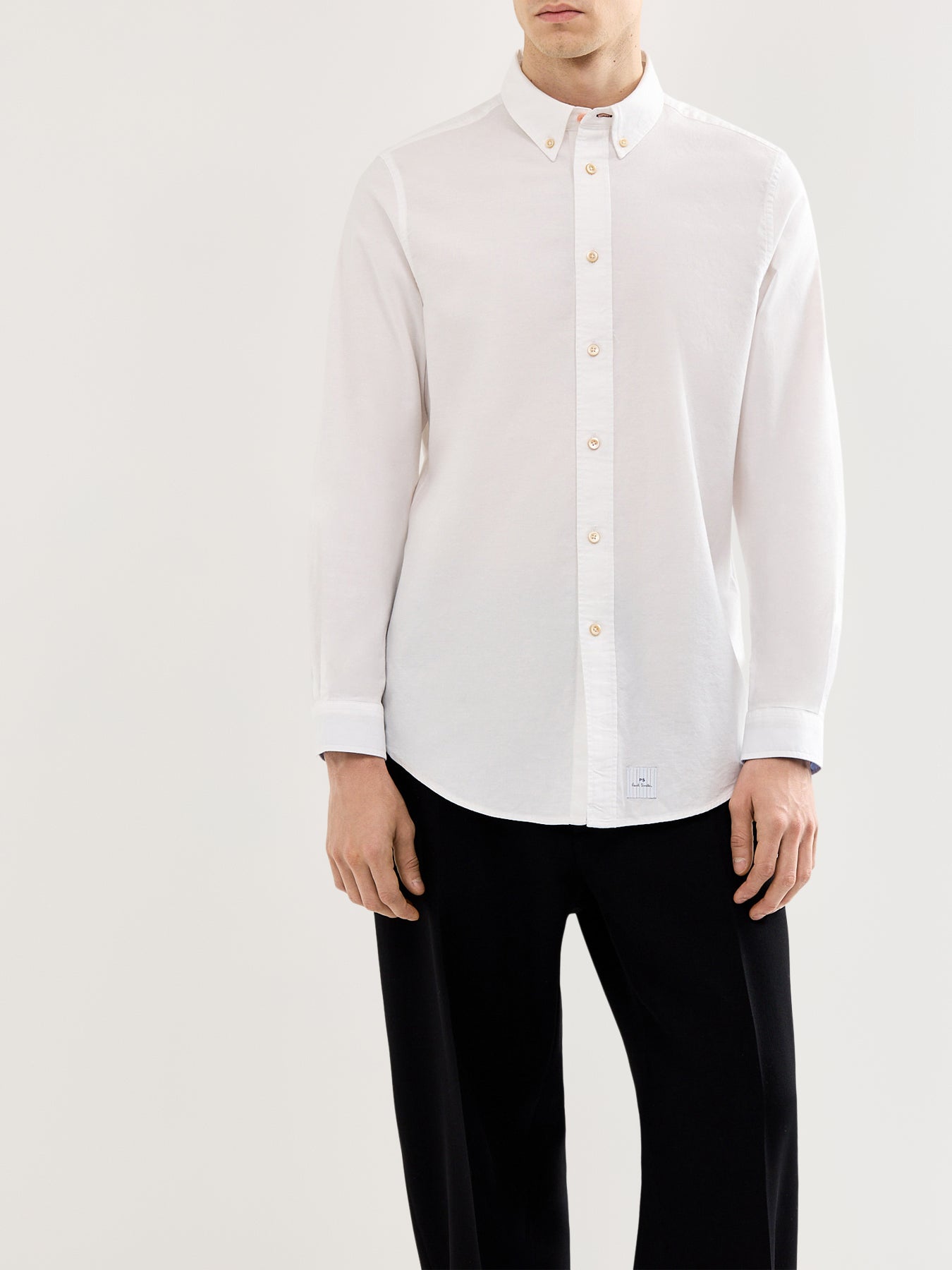 Stitched Cuff Detail Oxford Shirt