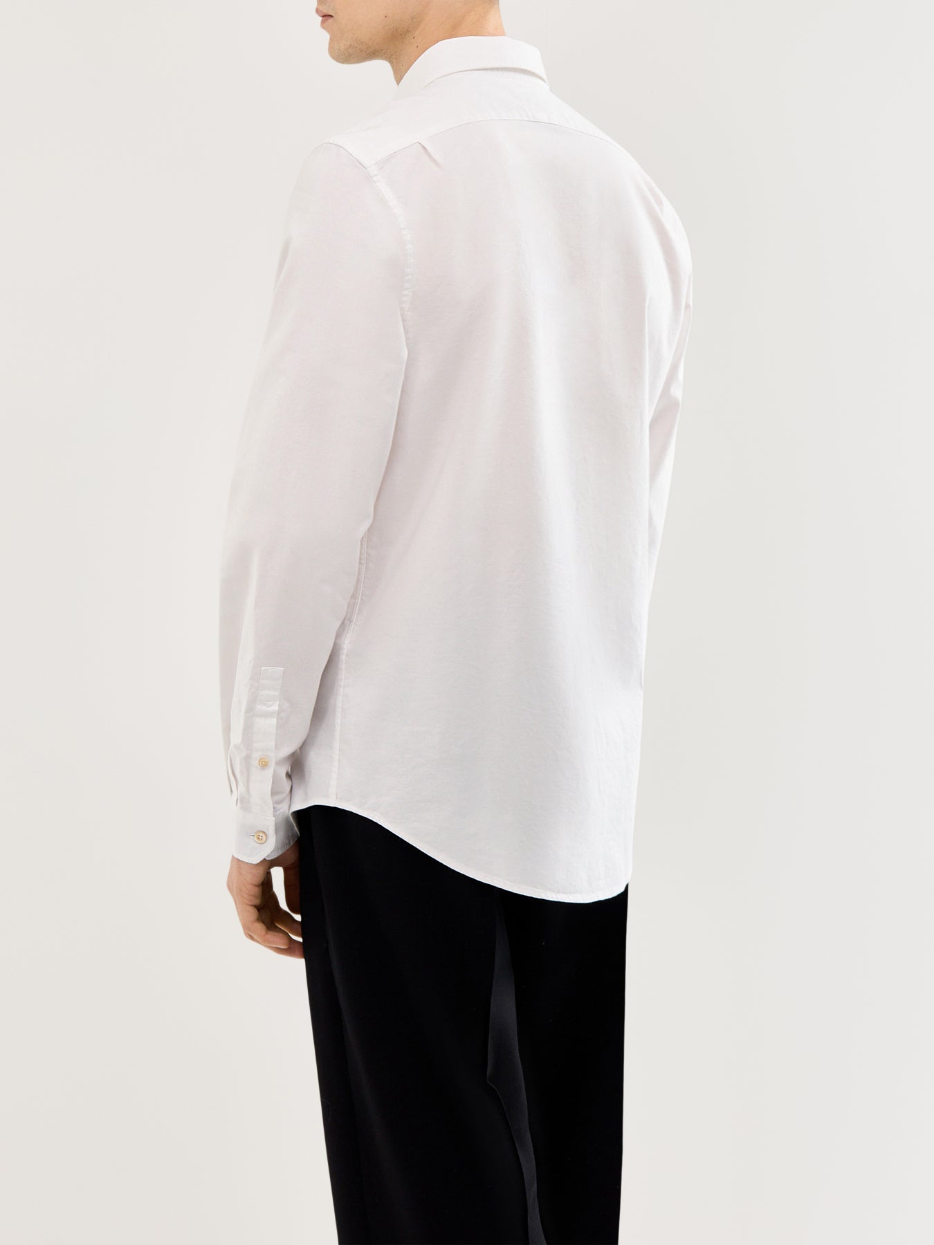 Stitched Cuff Detail Oxford Shirt