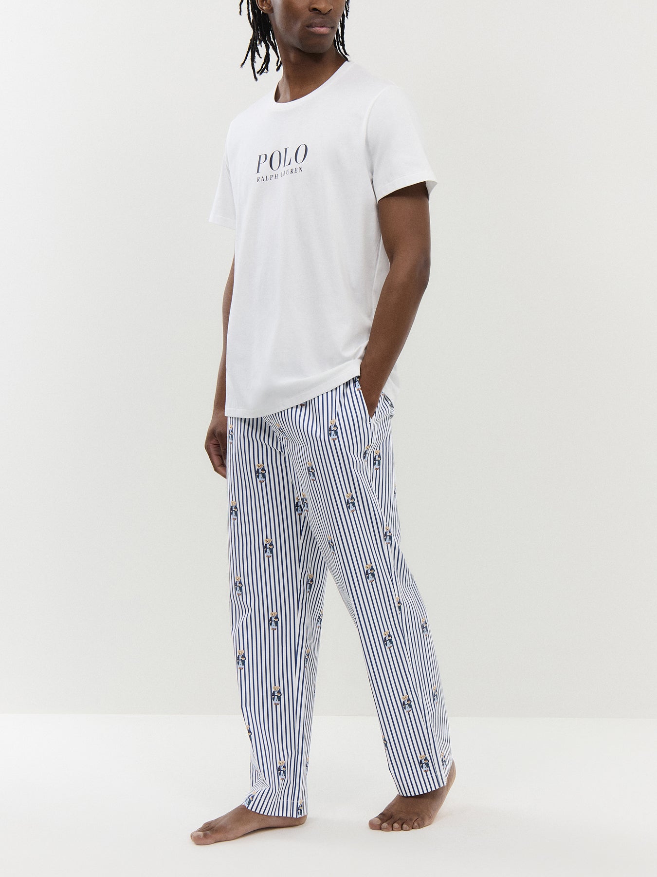 Polo Bear Striped PJ Bottoms