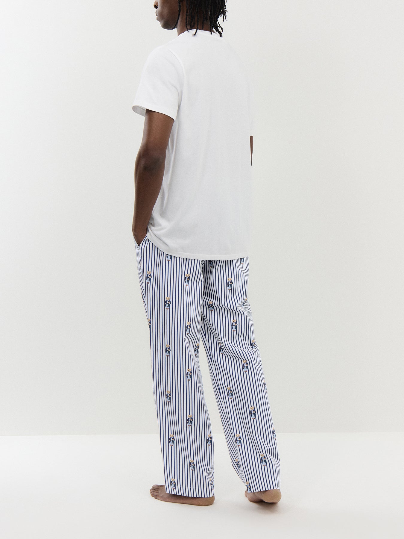 Polo Bear Striped PJ Bottoms