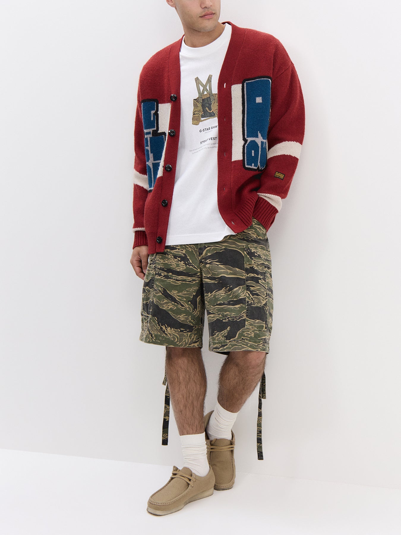 Archive Print Boxy R Tee