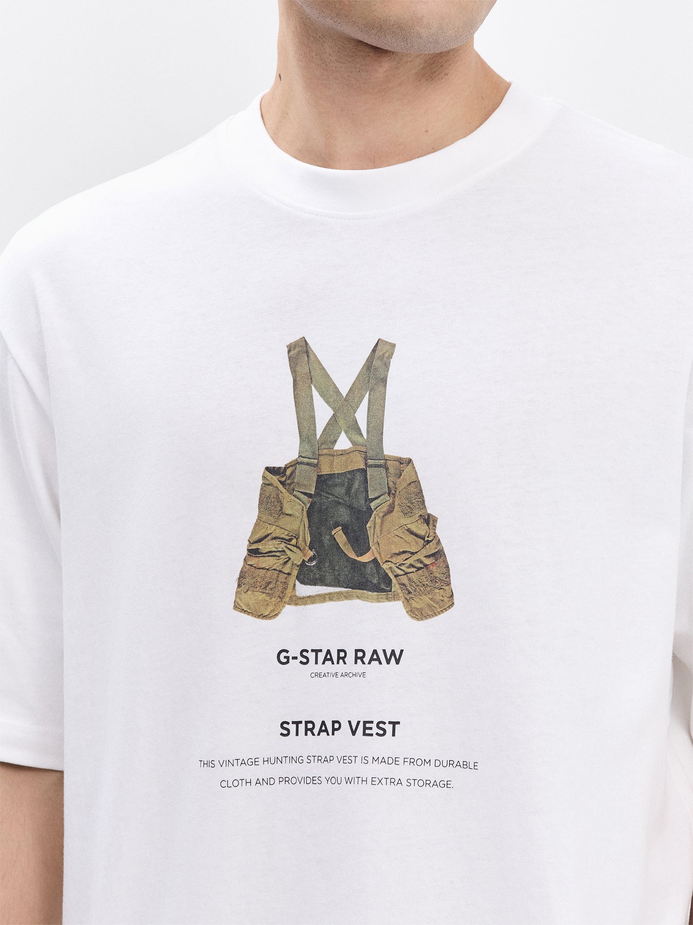 Archive Print Boxy R Tee