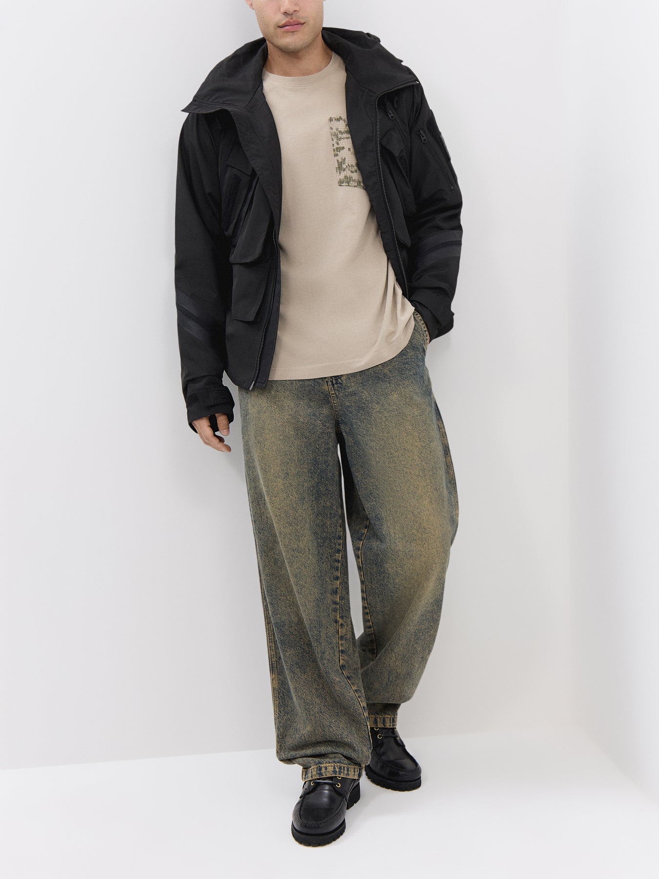 Shadow Woven Camo Pocket R Tee