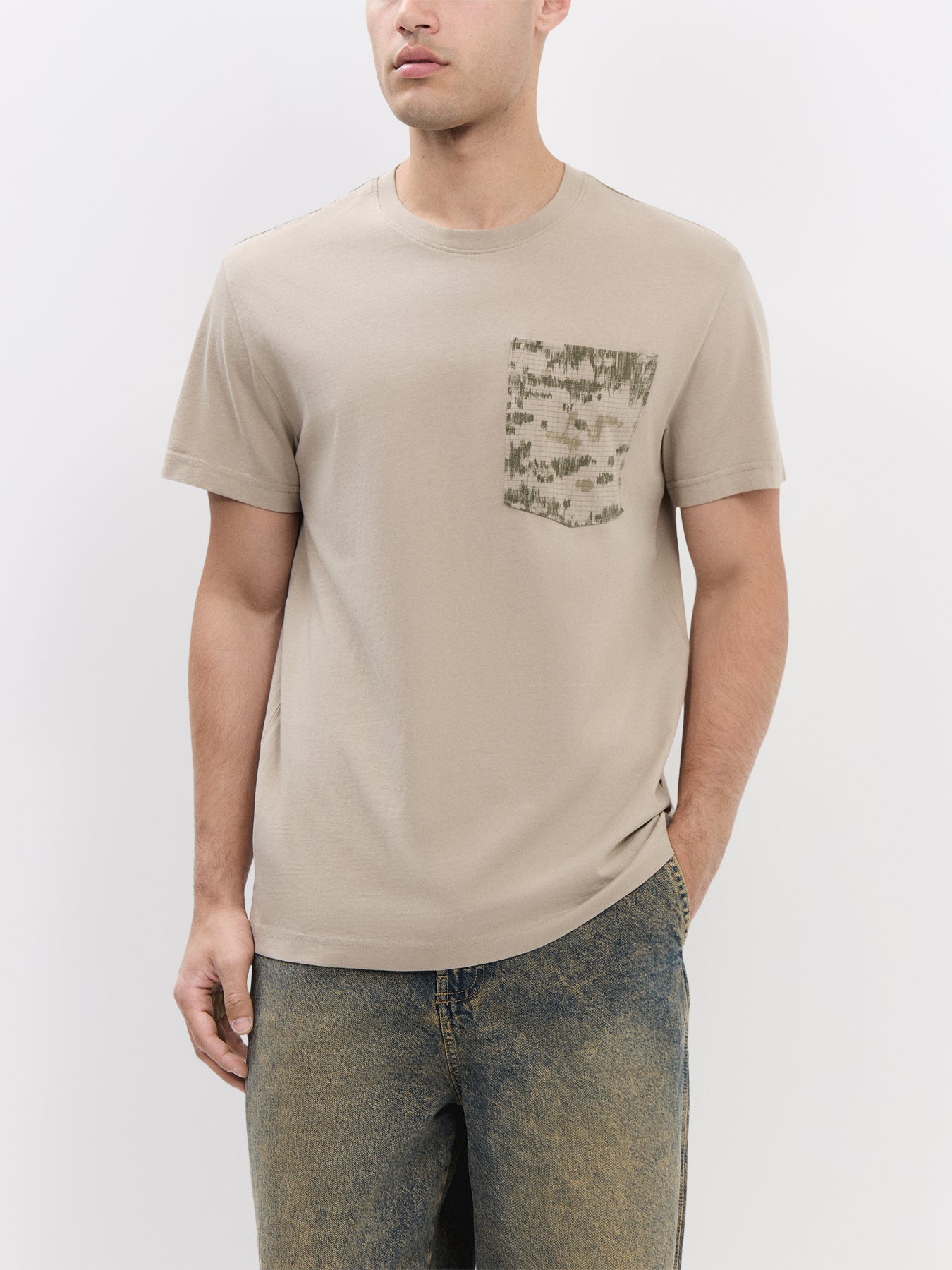 Shadow Woven Camo Pocket R Tee