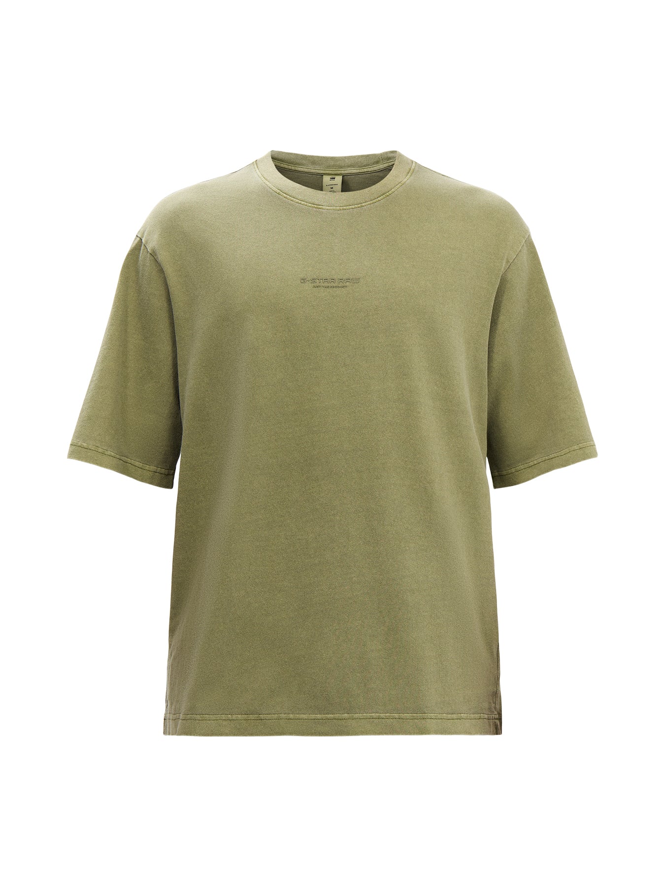 Overdyed Center Chest Boxy R Tee