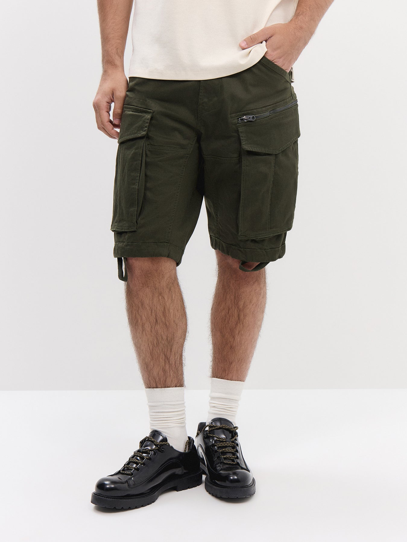 Rovic Zip Regular Cargo Short