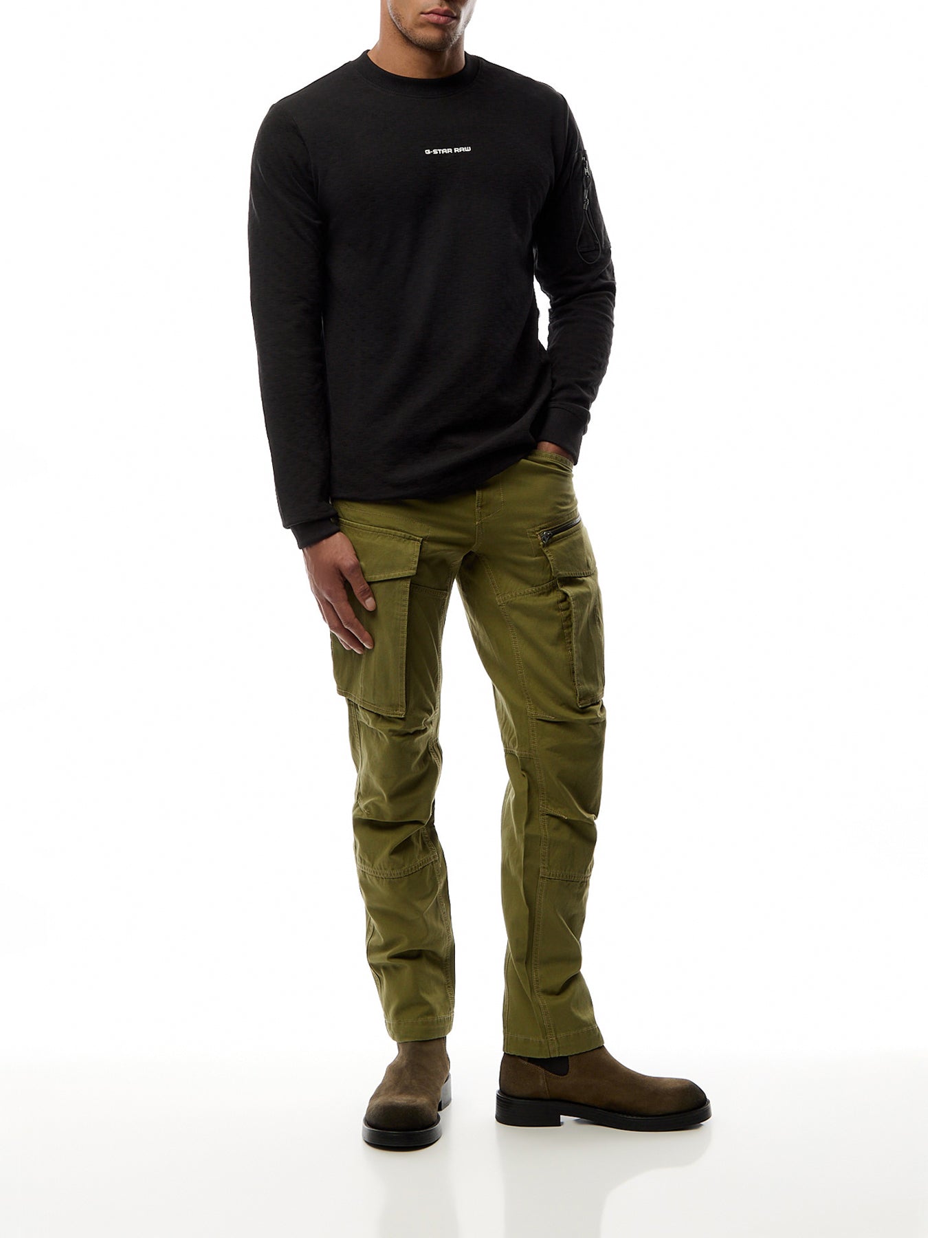 Rovic Zip 3D Regular Tapered Cargo Pants