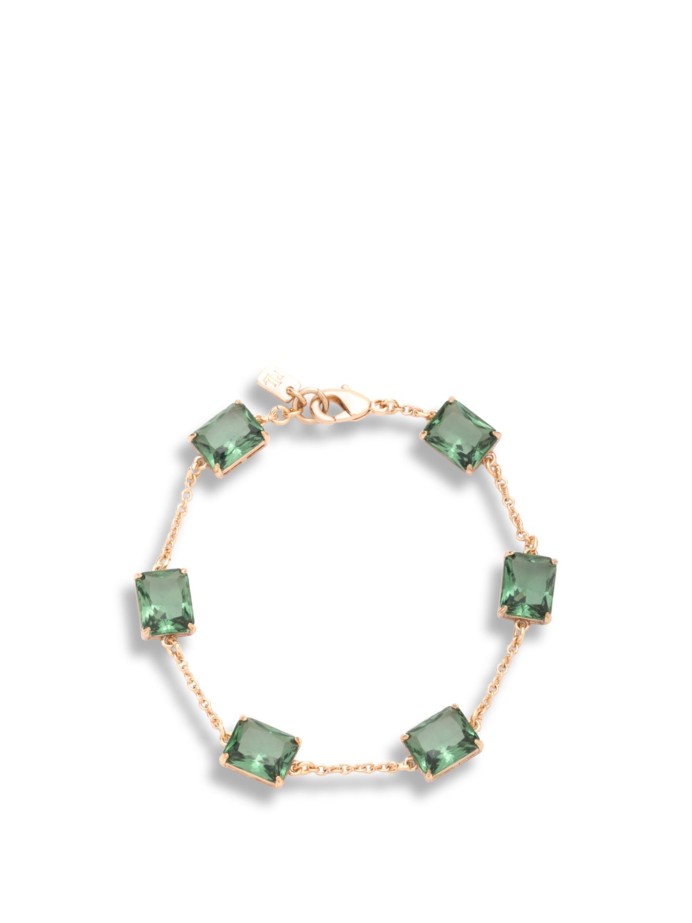 Multi Stone Flex Gold Bracelet
