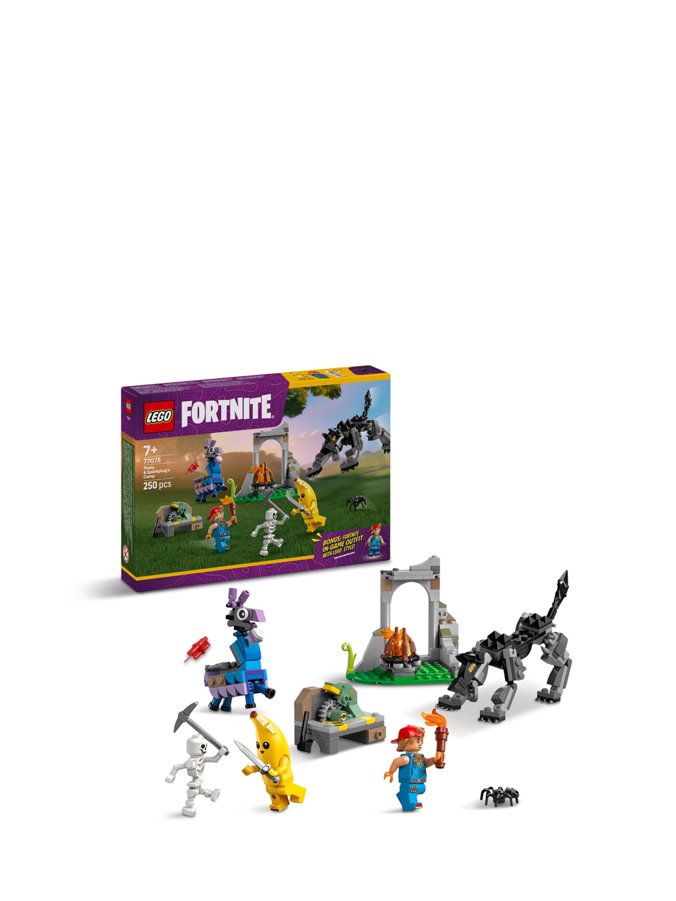 Peely and Sparkplugs Camp Set 77075