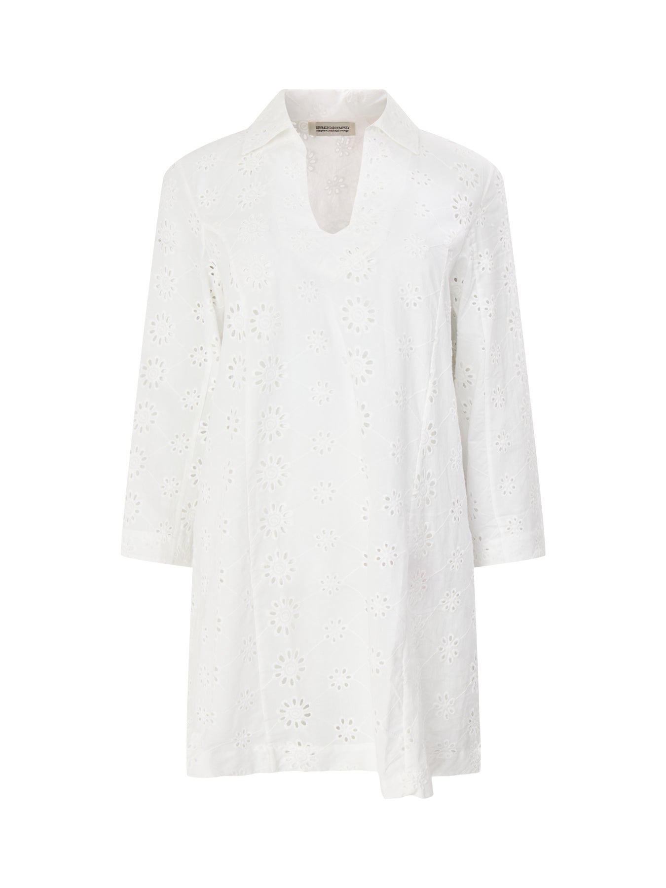 Broderie Anglaise Kaftan Mini
