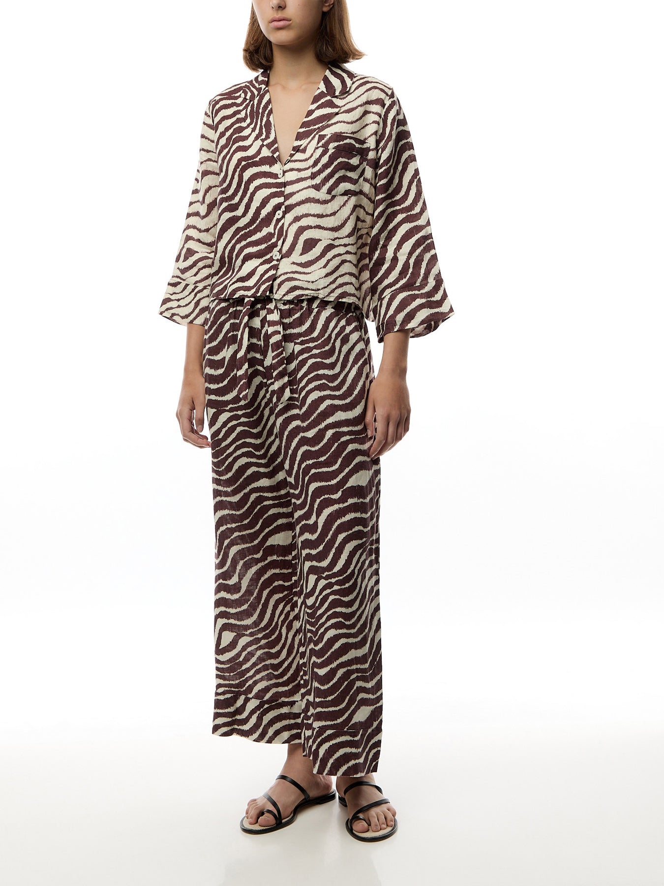 Tide Wide Leg Pyjama Trouser