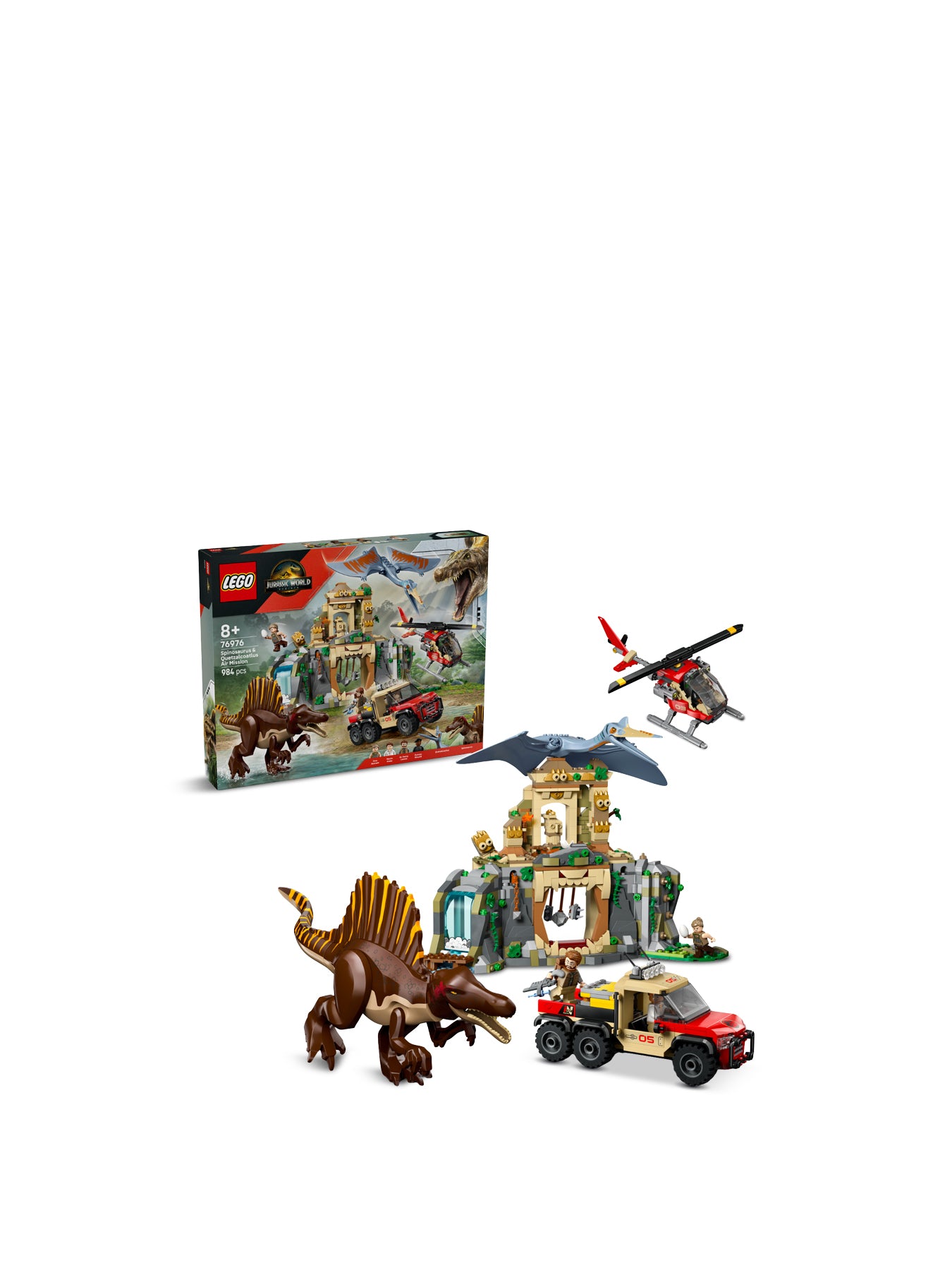 Jurassic World Spinosaurus & Quetzalcoatlus Air Mission 76976