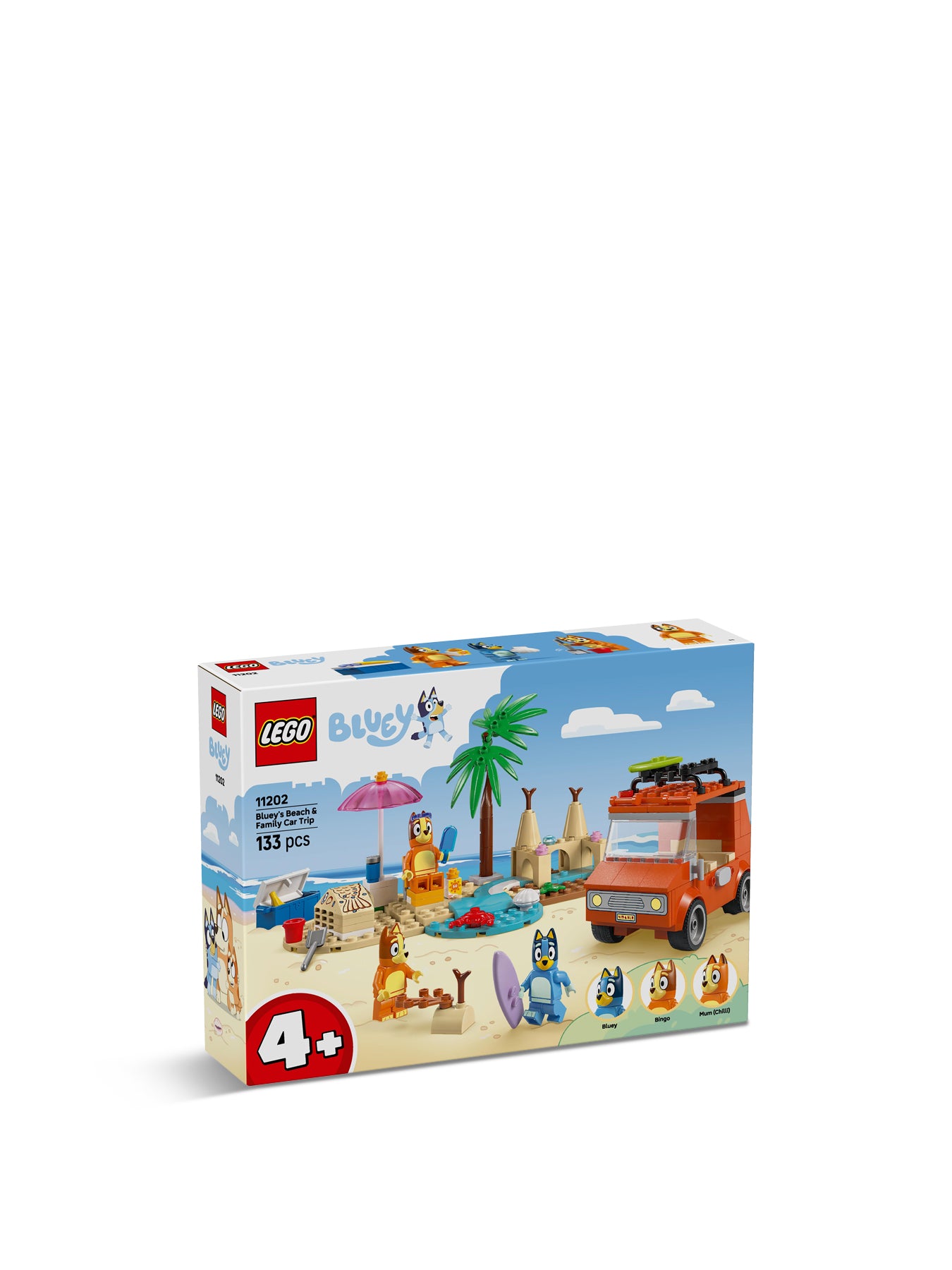 LEGO Bluey: Bluey’s Beach & Family Car Trip 11202