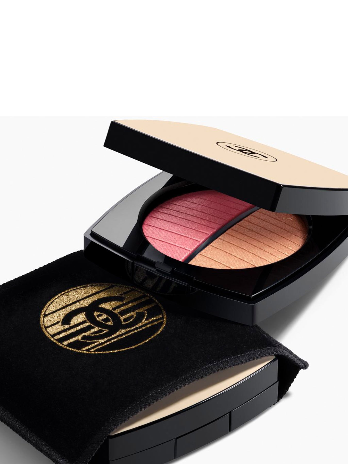 CHANEL LES BEIGES HEALTHY GOLDEN GLOW POWDER  EXCLUSIVE CREATION – ILLUMINATING POWDER DUO