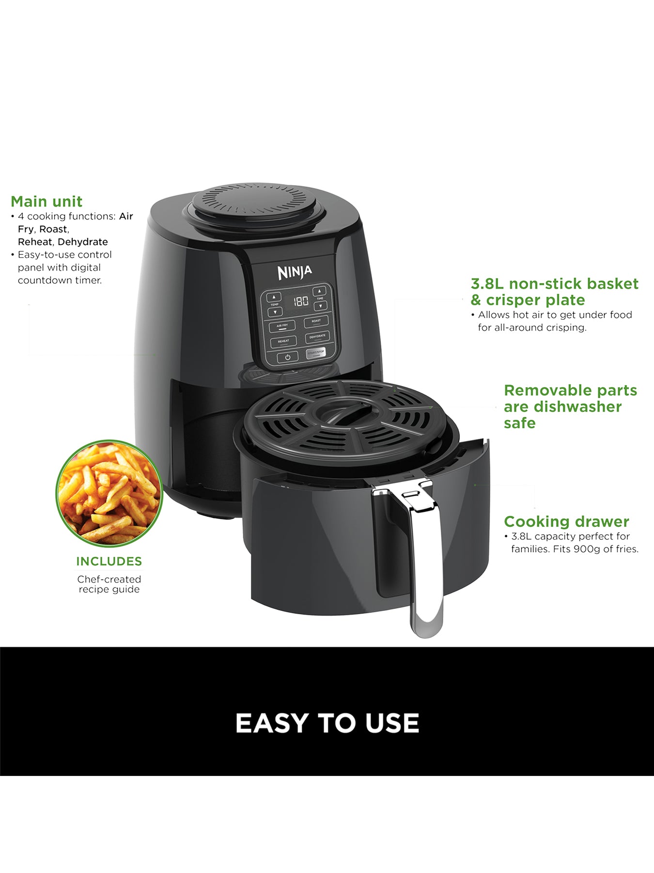 Ninja Air Fryer 3.8L