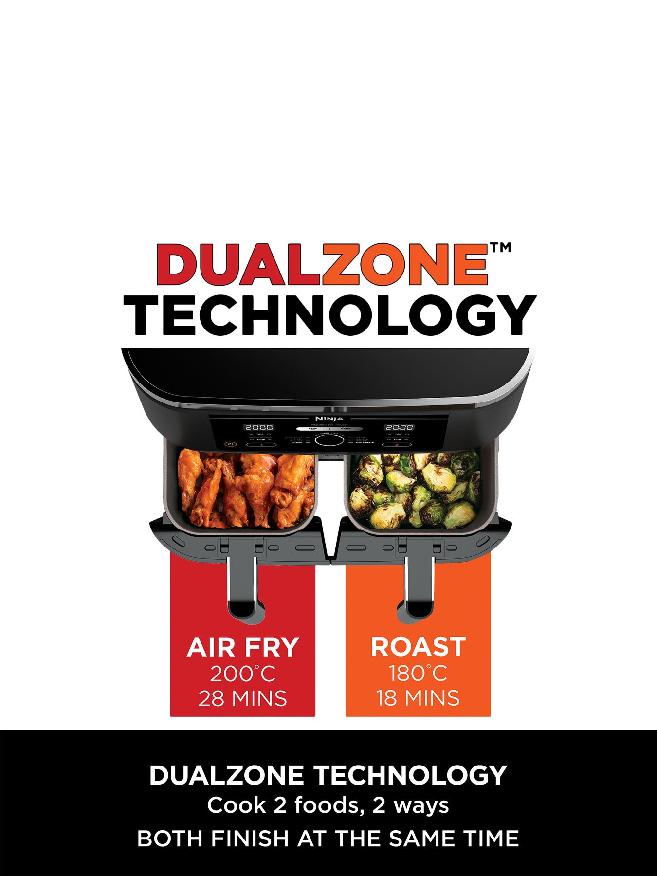 Foodi Dual Zone Air Fryer 7.6L