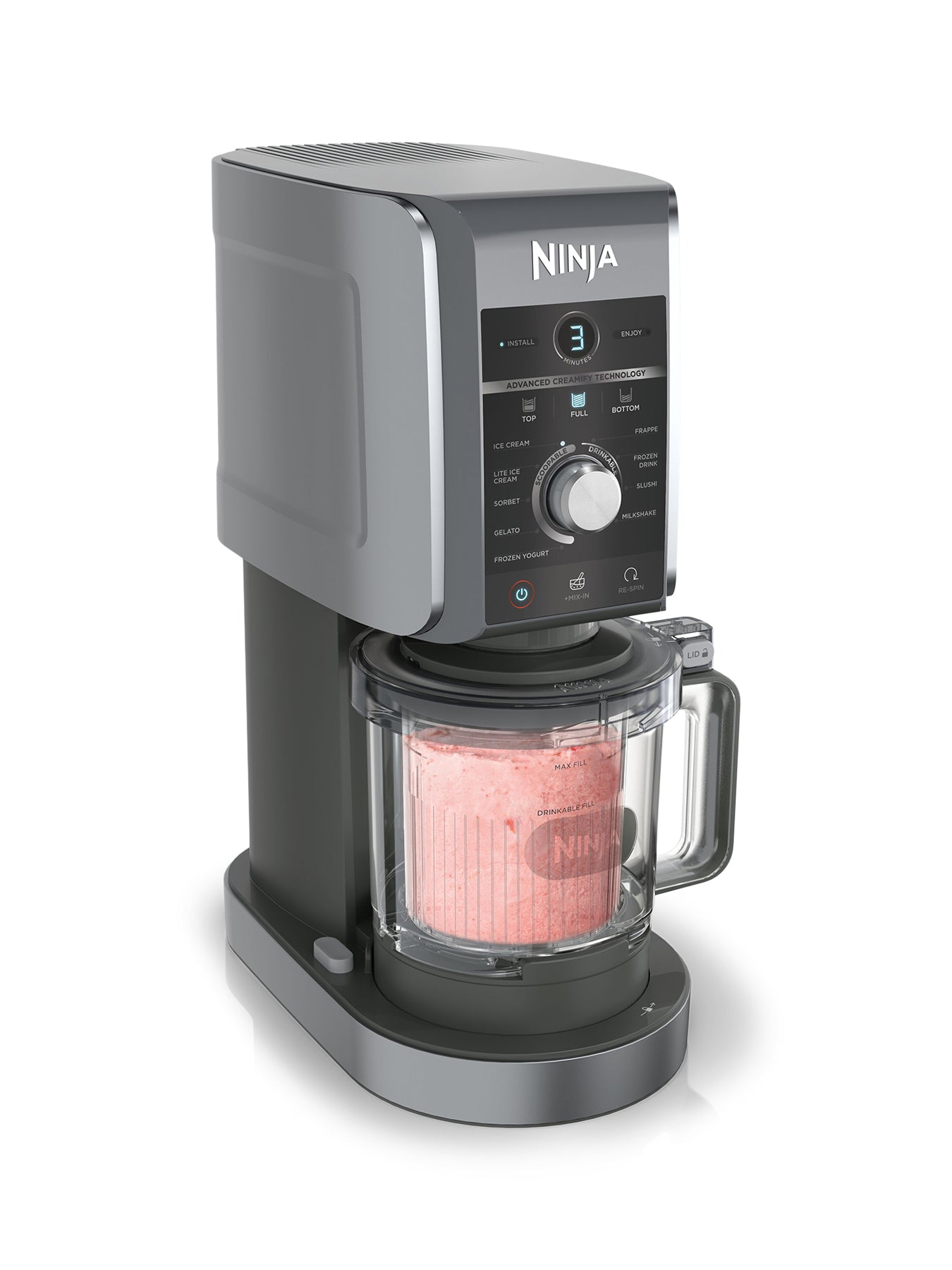 Creami Deluxe 10 in 1 Ice Cream and Frozen Drink Maker 709ml