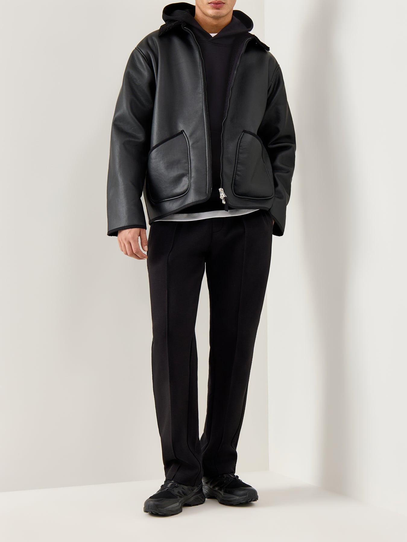 Urban Edge Sweat Hoodie Black