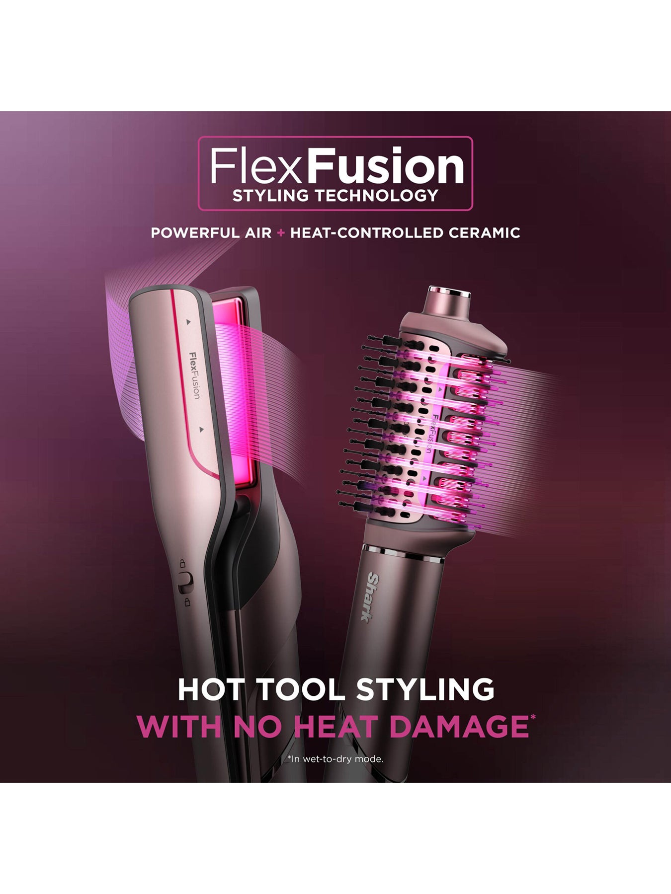 FlexFusion Straight 5 in 1 Air & Ceramic Styling Drying & Straightening System