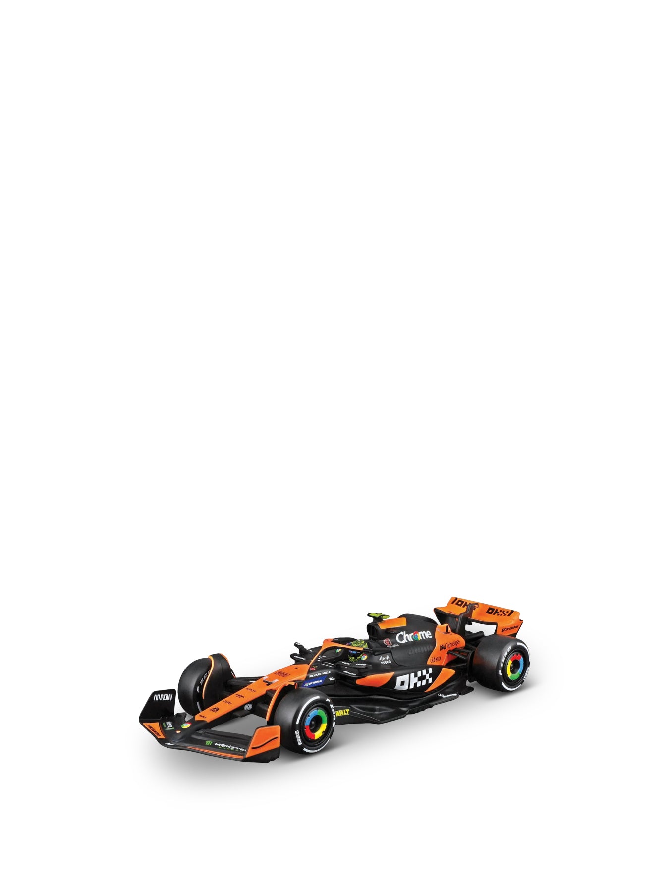 McLaren F1 MCL38 2024 Car with Norris Helmet