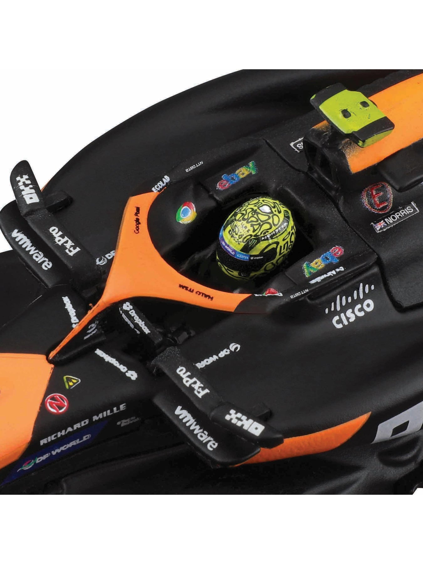 McLaren F1 MCL38 2024 Car with Norris Helmet