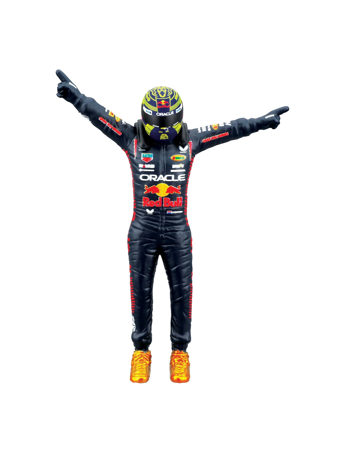1:24 F1 Red Bull Racing With Driver Figure Verstappen Model Car