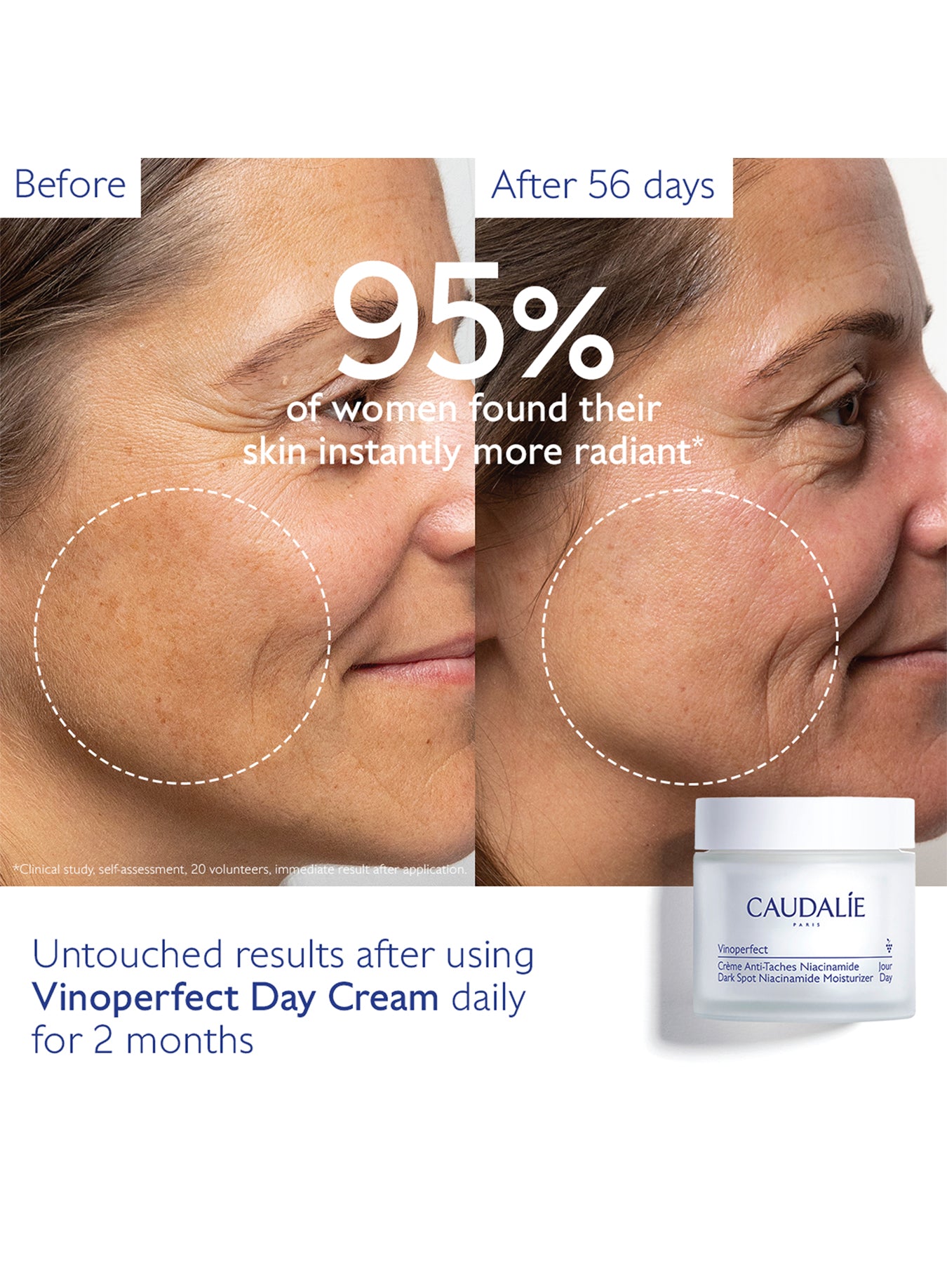 Caudalie Vinoperfect Dark Spot Niacinamide Moisturiser Refill 50ml