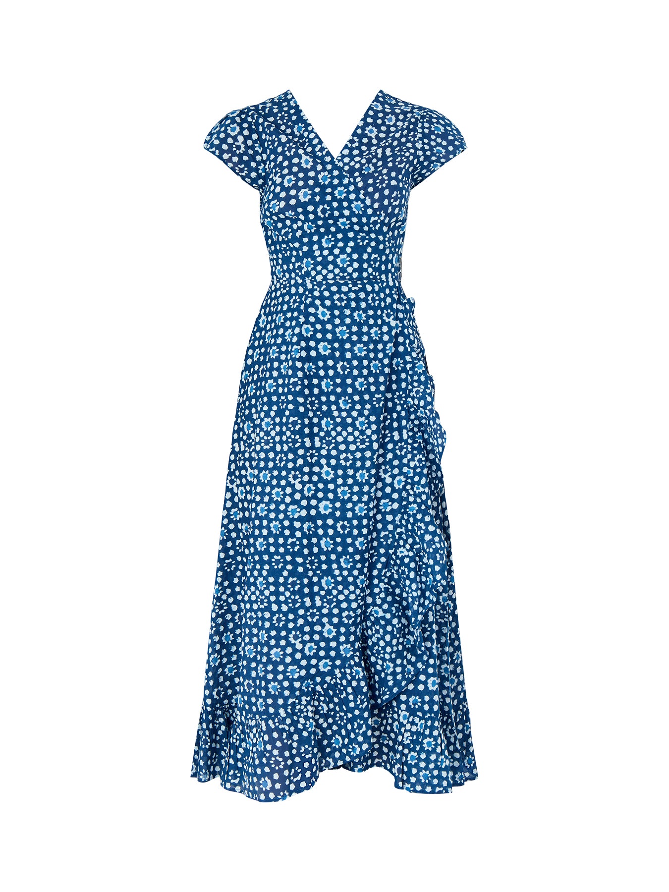 Demi Cotton Wrap Dress