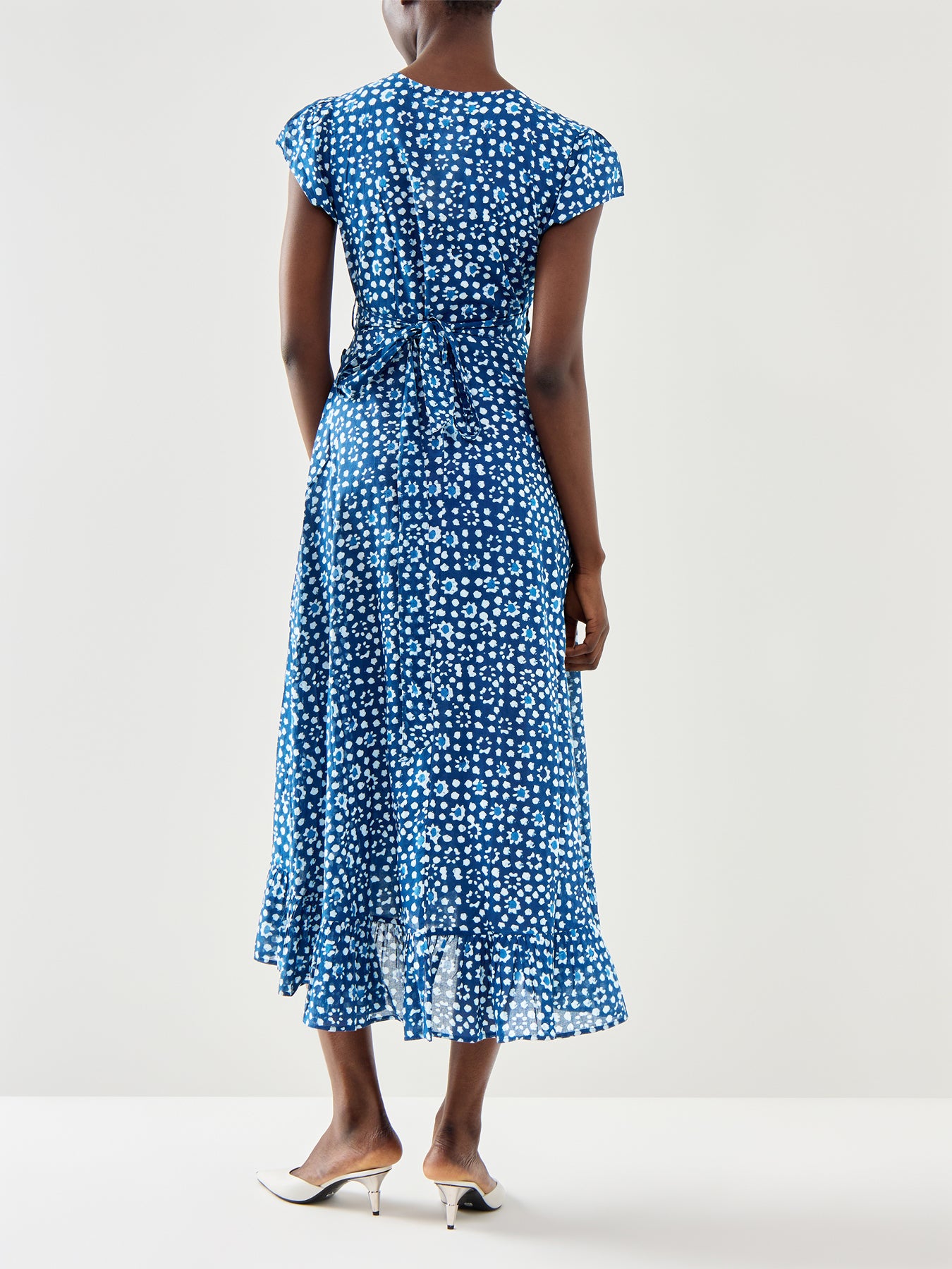 Demi Cotton Wrap Dress