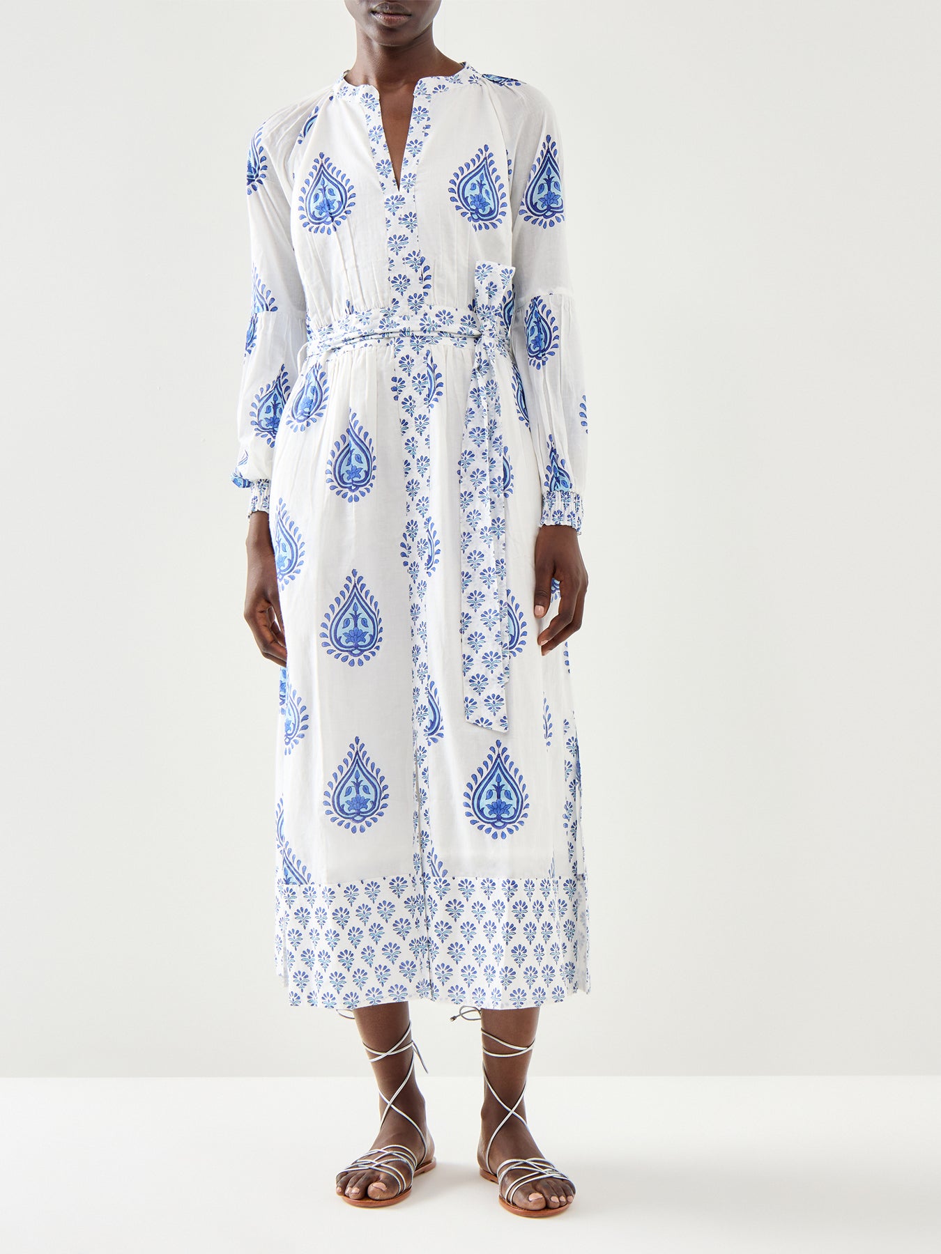 Cara Block Print Dress