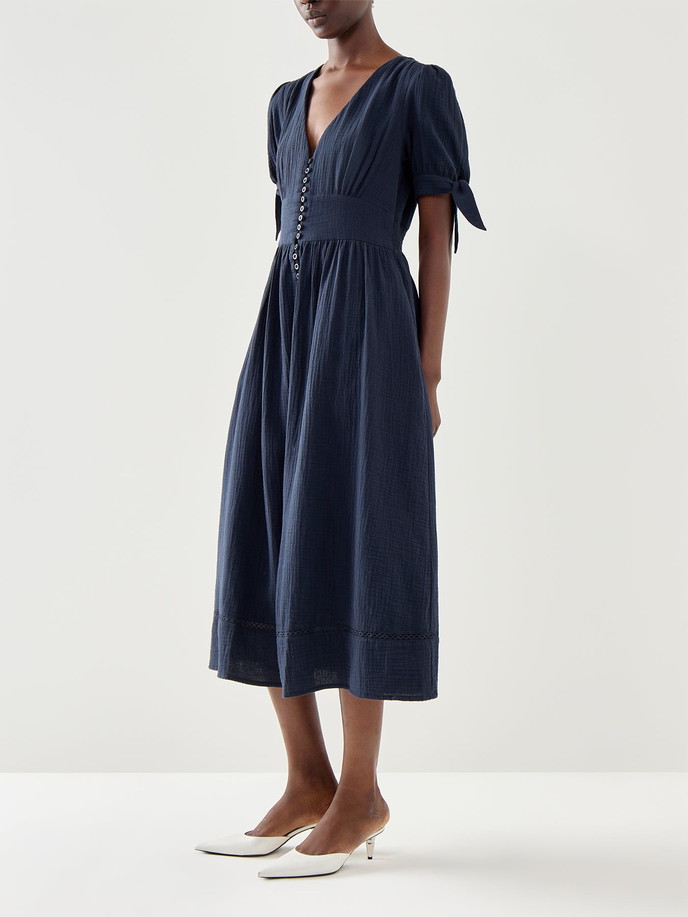 Olga Cheesecloth Dress