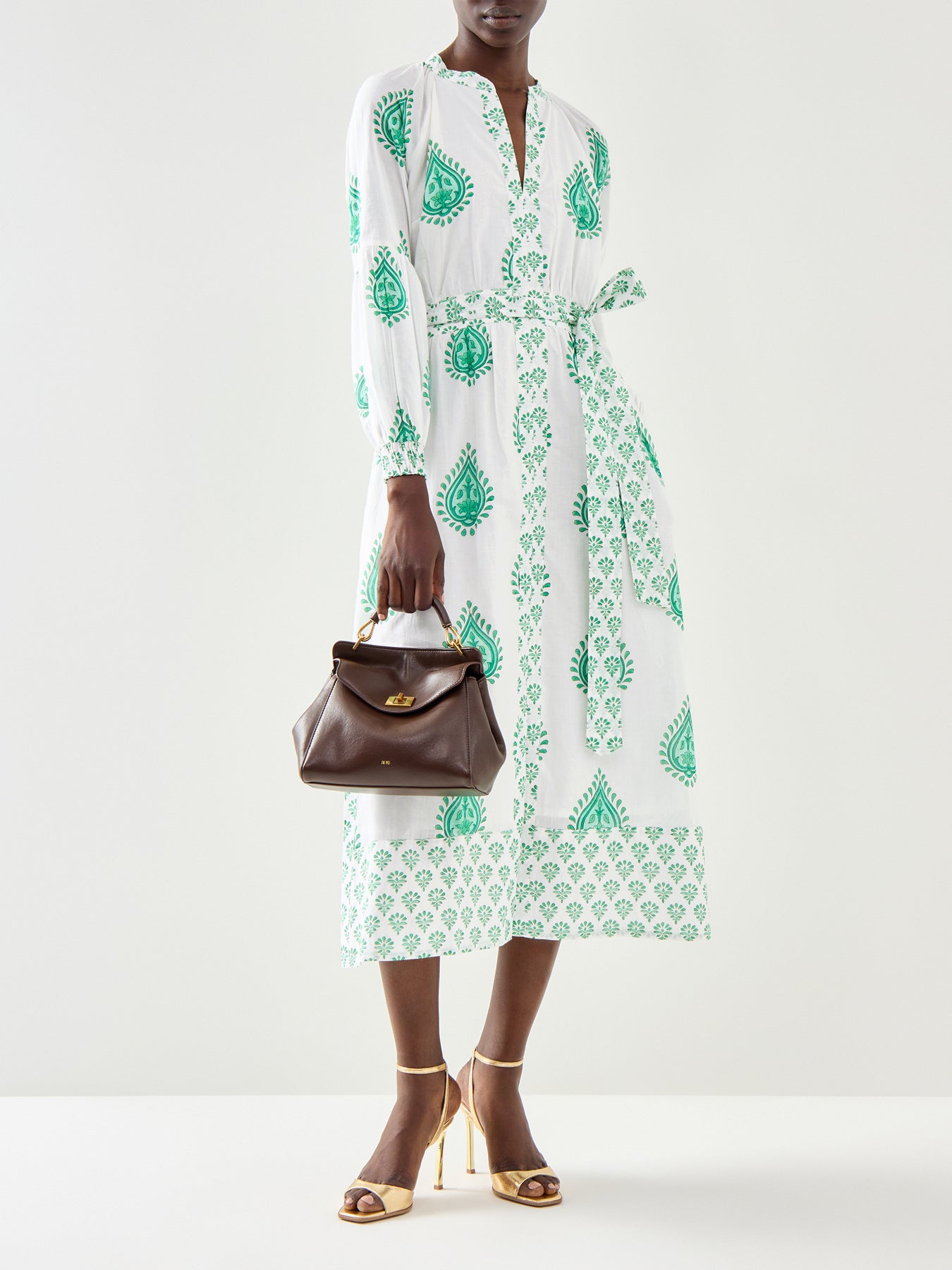 Cara Block Print Dress