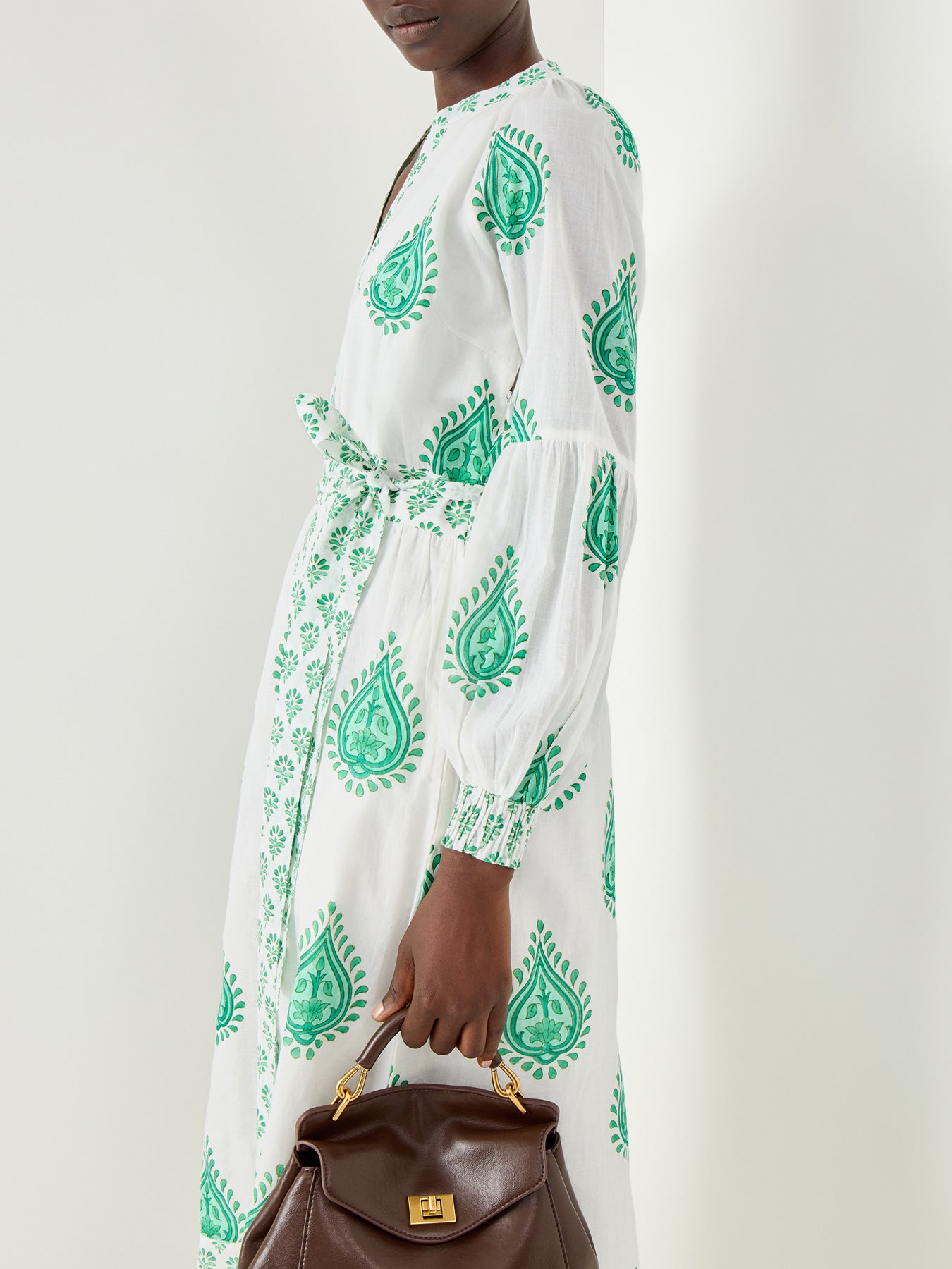 Cara Block Print Dress