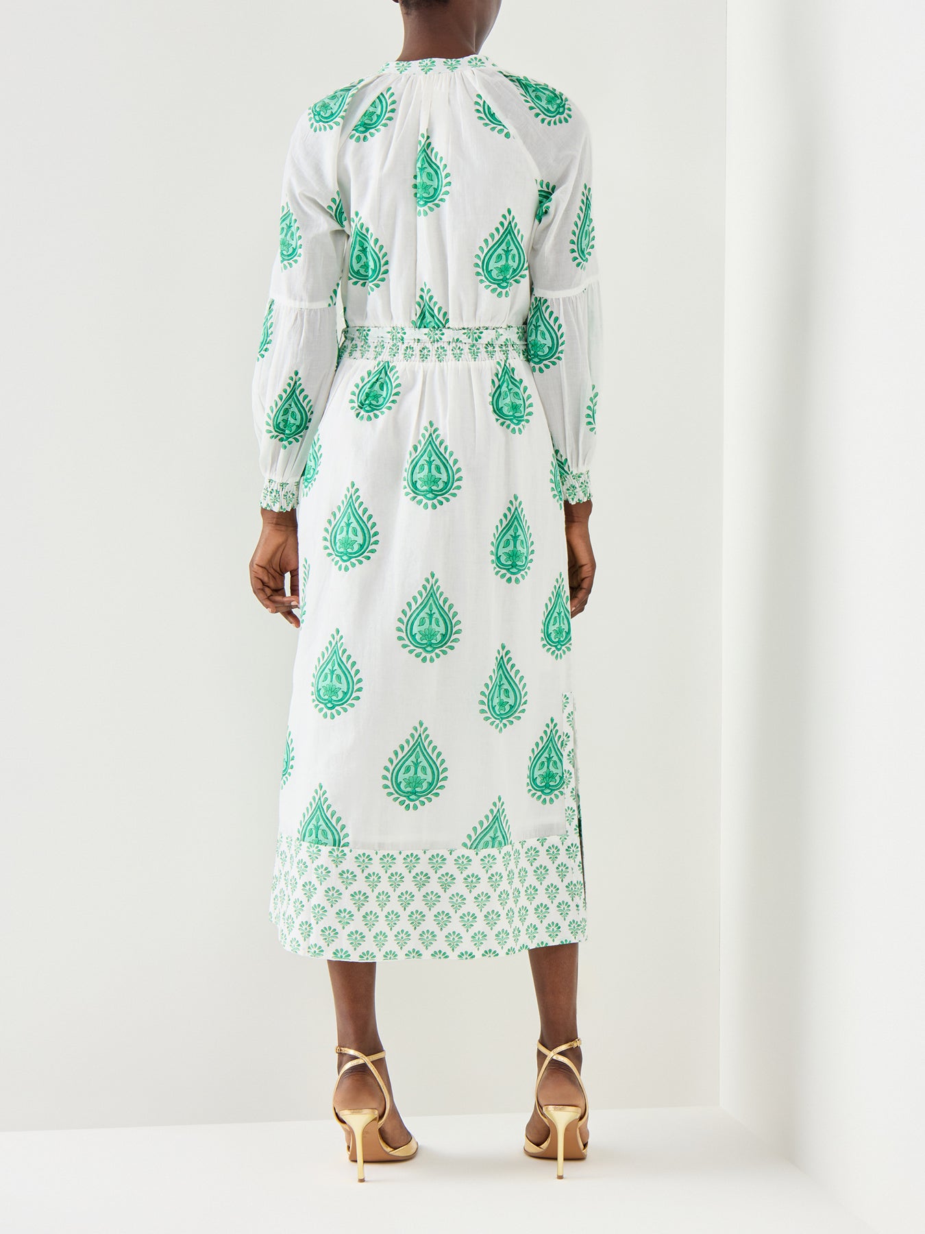 Cara Block Print Dress
