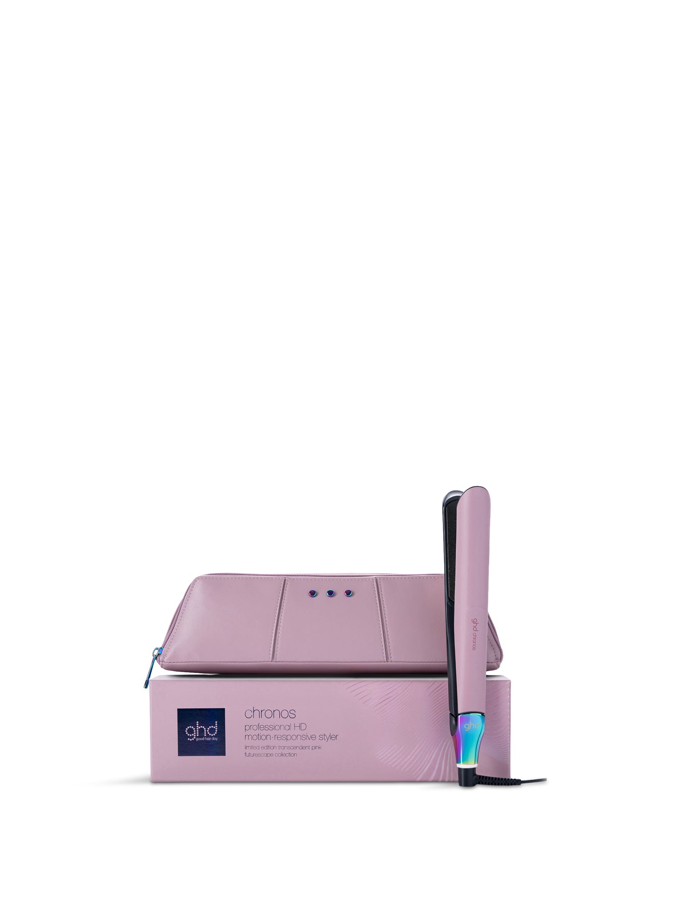 Chronos Hair Straightener (26mm Plate) Transcendent Pink