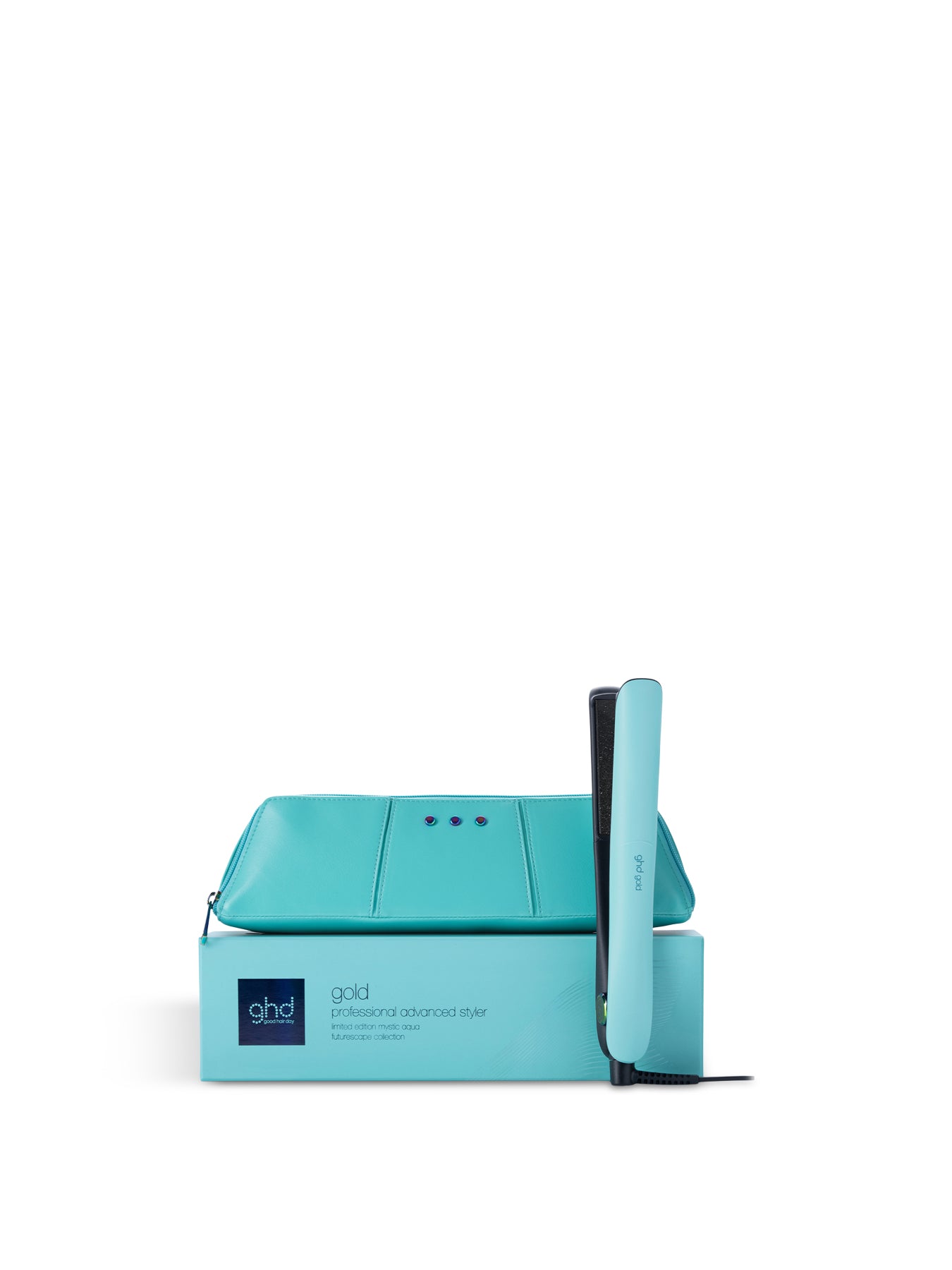 Gold® Hair Straightener (26mm Plate) Mystic Aqua