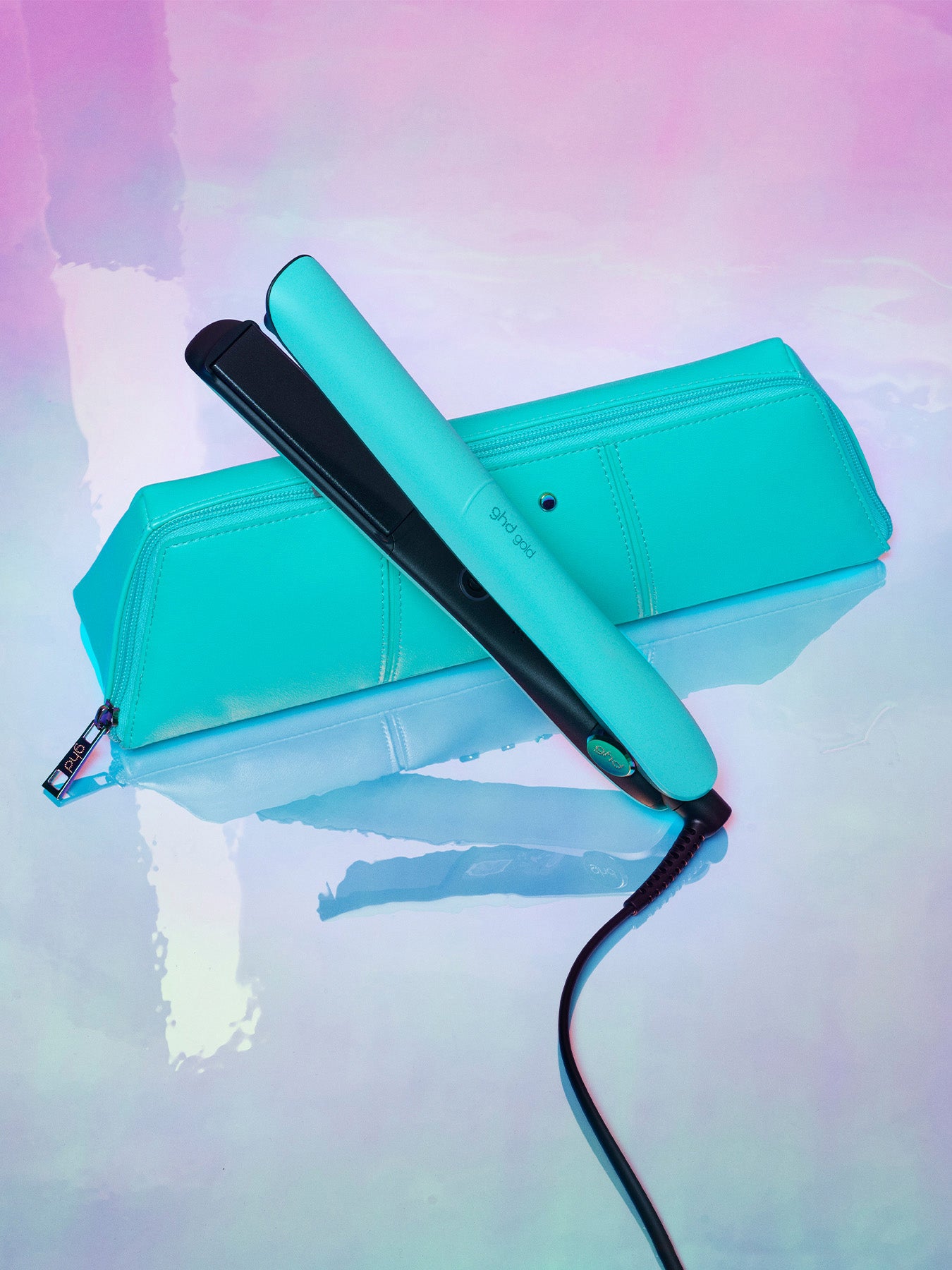 Gold® Hair Straightener (26mm Plate) Mystic Aqua