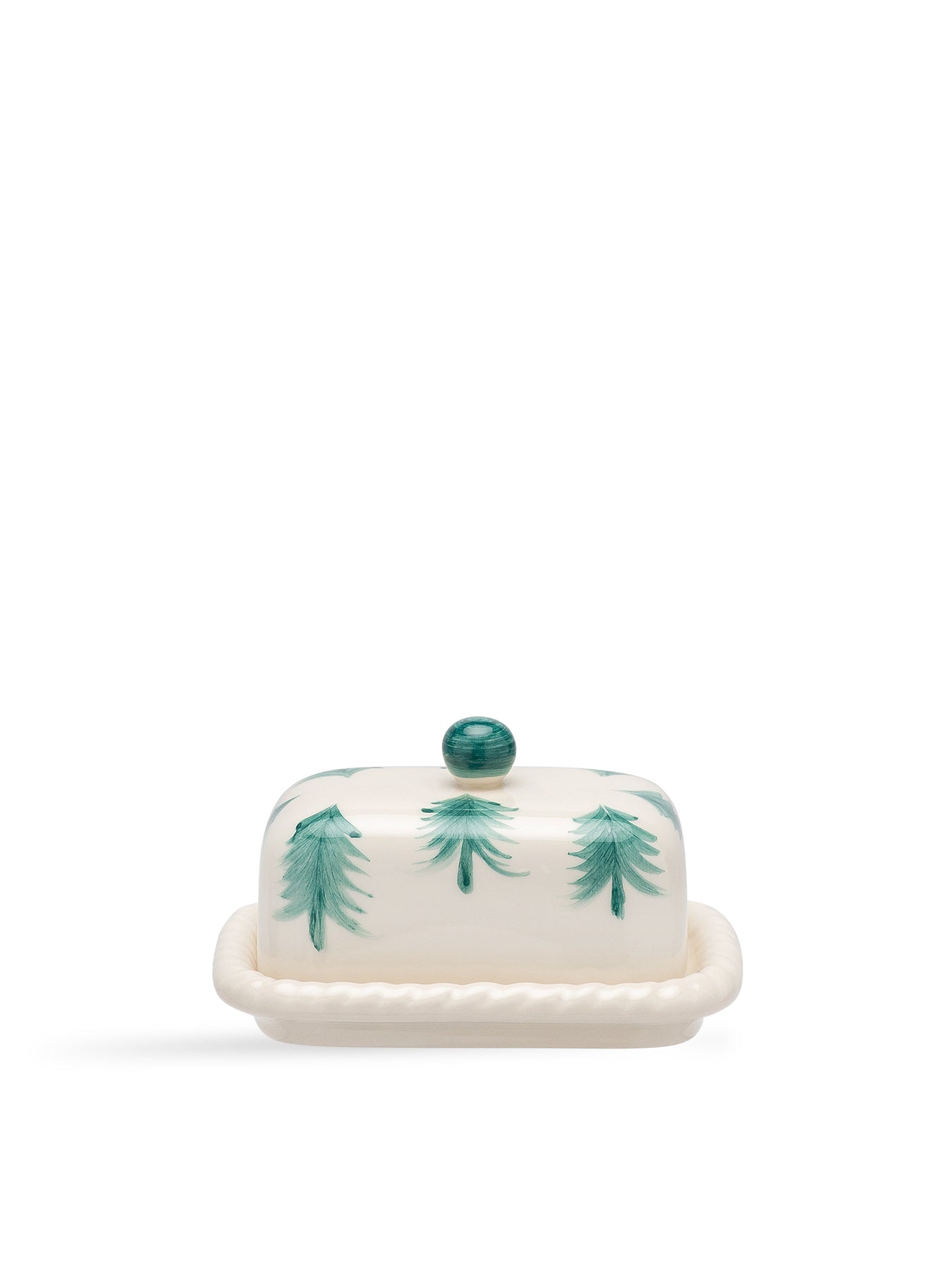 Christmas Forest Butter Dish
