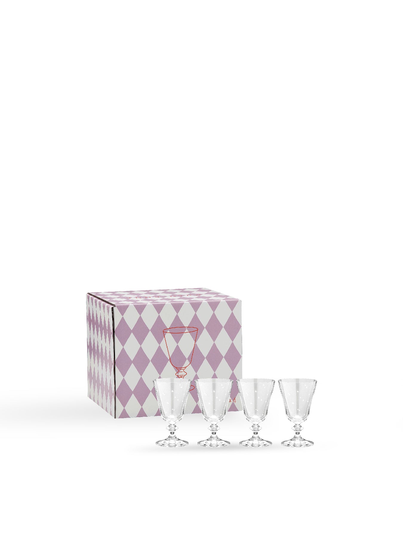 Starry Eve Short Wine Glass Set (4)